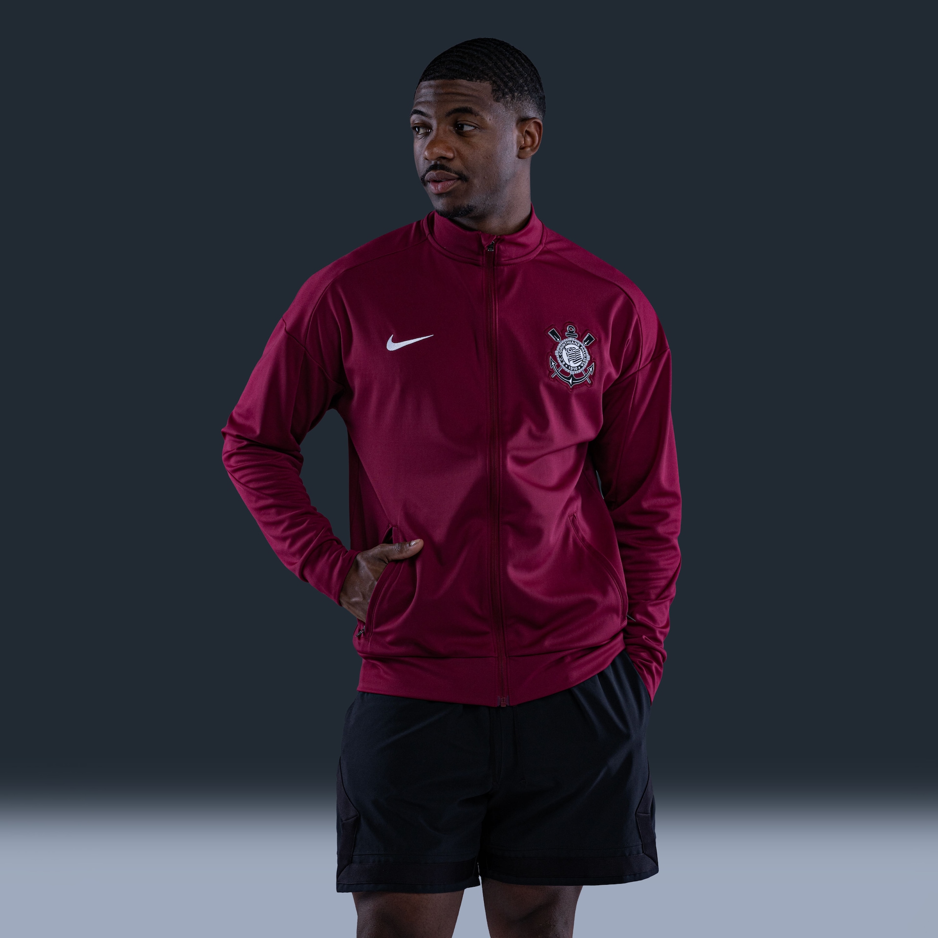 Imagem principal de Jaqueta Corinthians Nike 2026 Treino Masculina