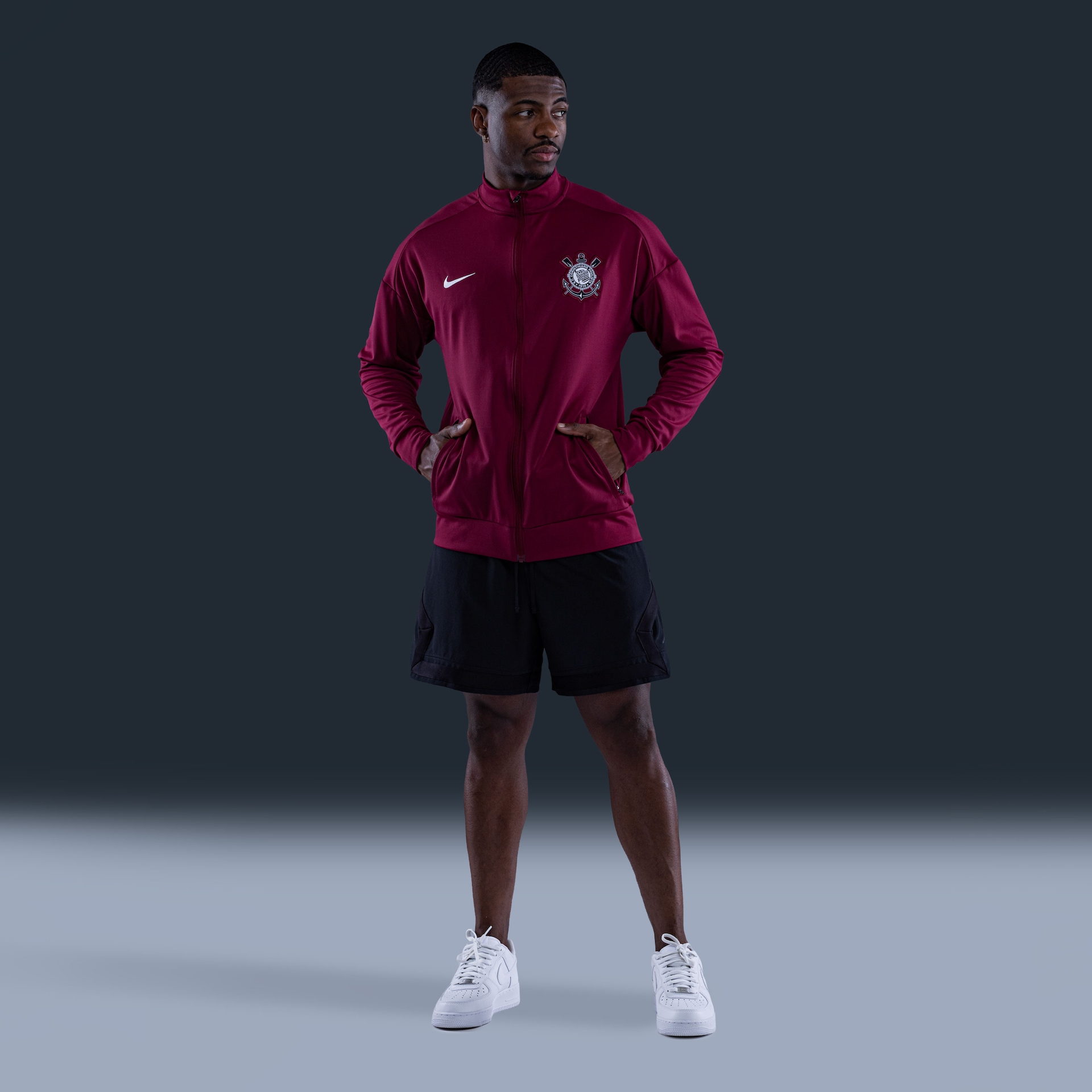 Jaqueta Corinthians Nike 2026 Treino Masculina - Foto 3