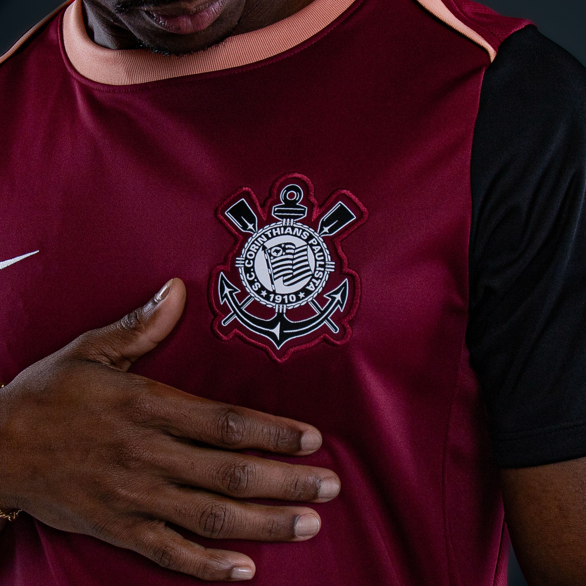 Camiseta Corinthians Nike 2026 Treino Masculina - Foto 4