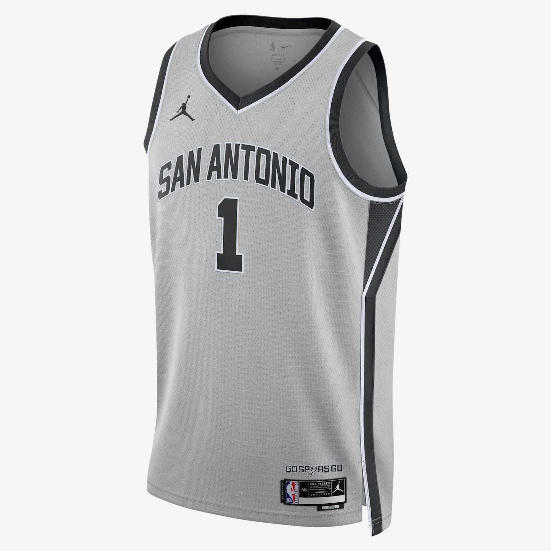 Regata Nike San Antonio Spurs Statement Edition 2024/25 Masculina - Foto 1