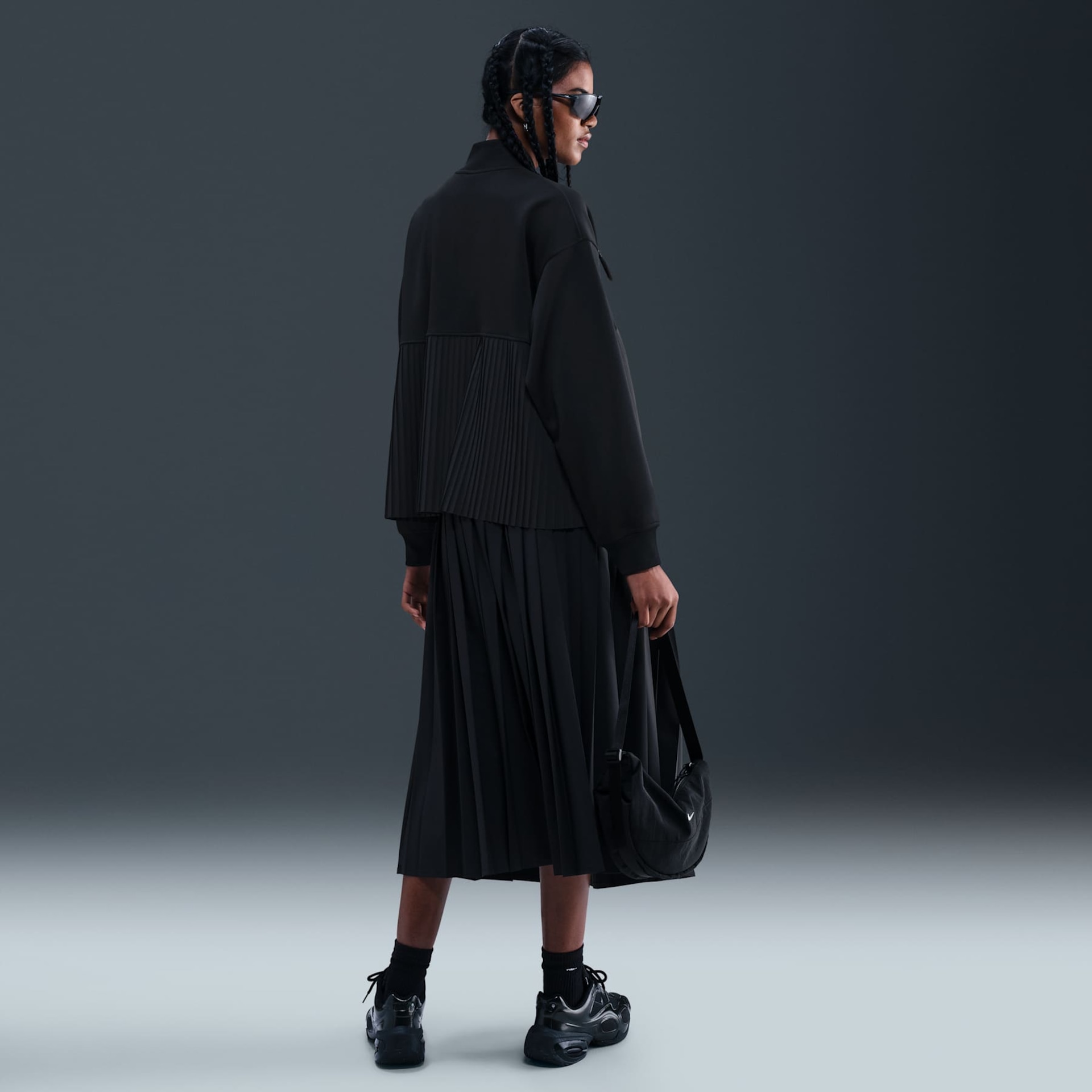 Jaqueta Nike Sportswear Plissada Feminina - Foto 5