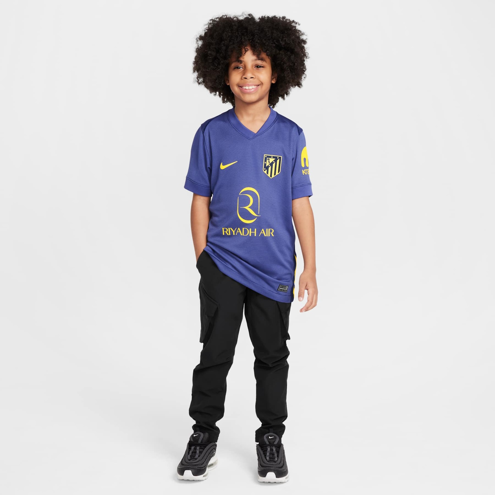 Camisa Nike Atlético de Madrid II 2025/26 Torcedor Pro Infantil - Foto 9