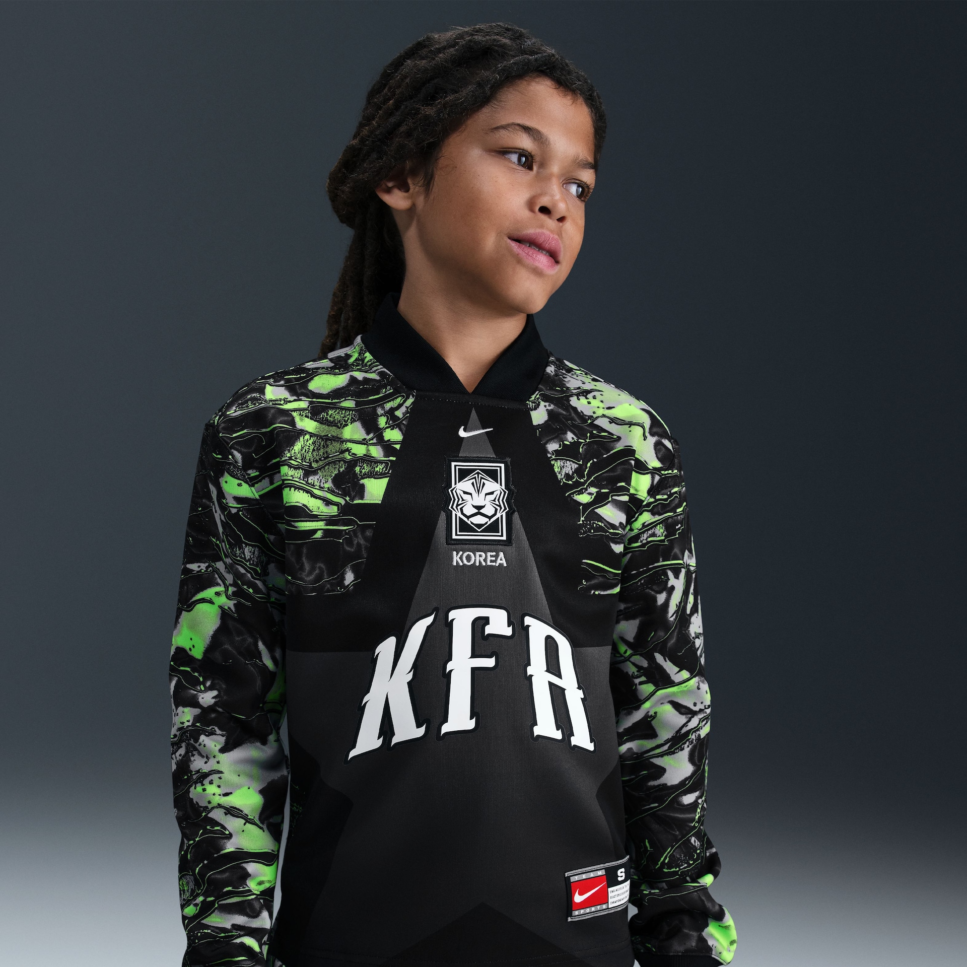 Imagem principal de Camisa de Goleiro Coréia Manga Longa 2025/26 Nike Infantil