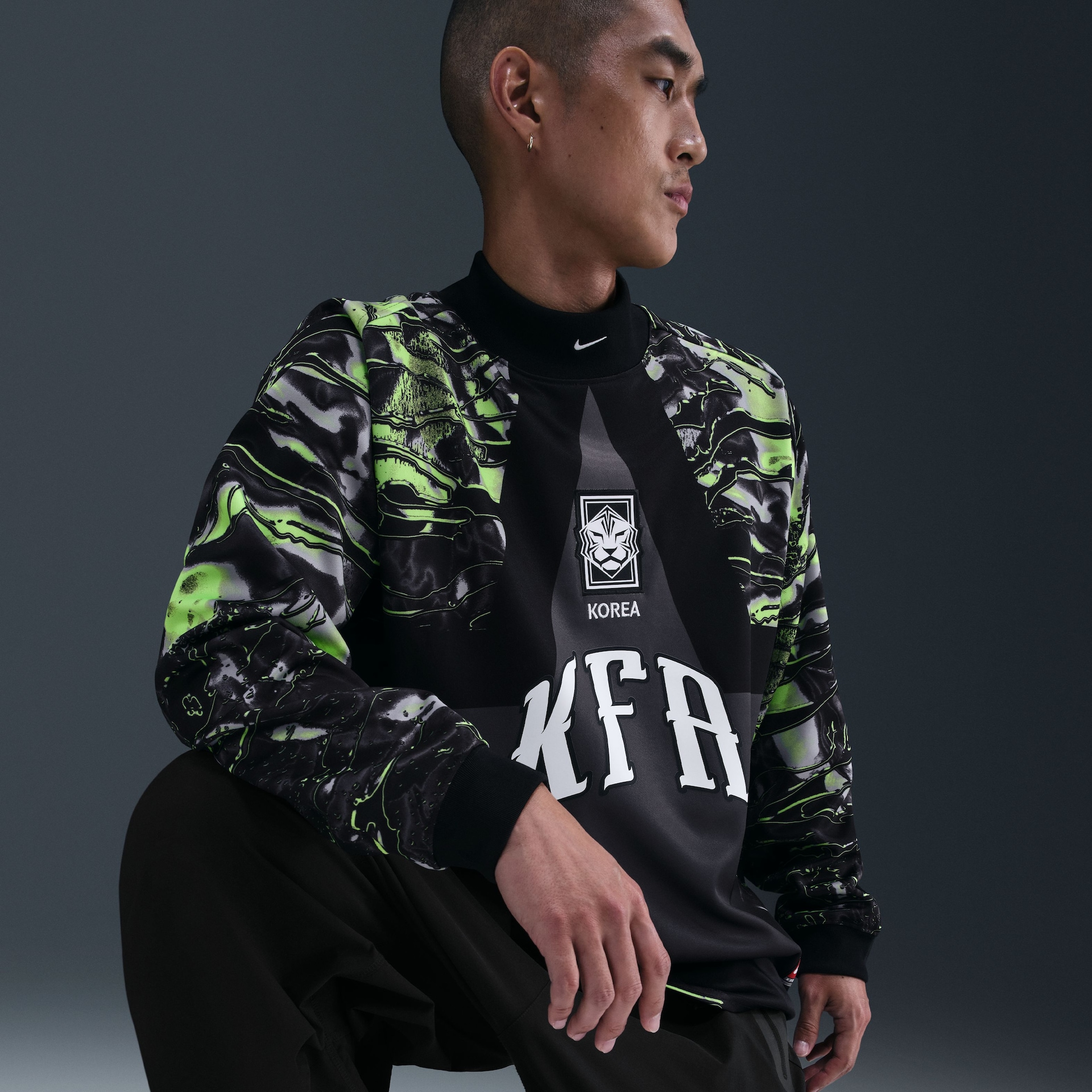 Camisa de Goleiro Coreia Manga Longa 2025/26 Nike Masculina - Foto 3