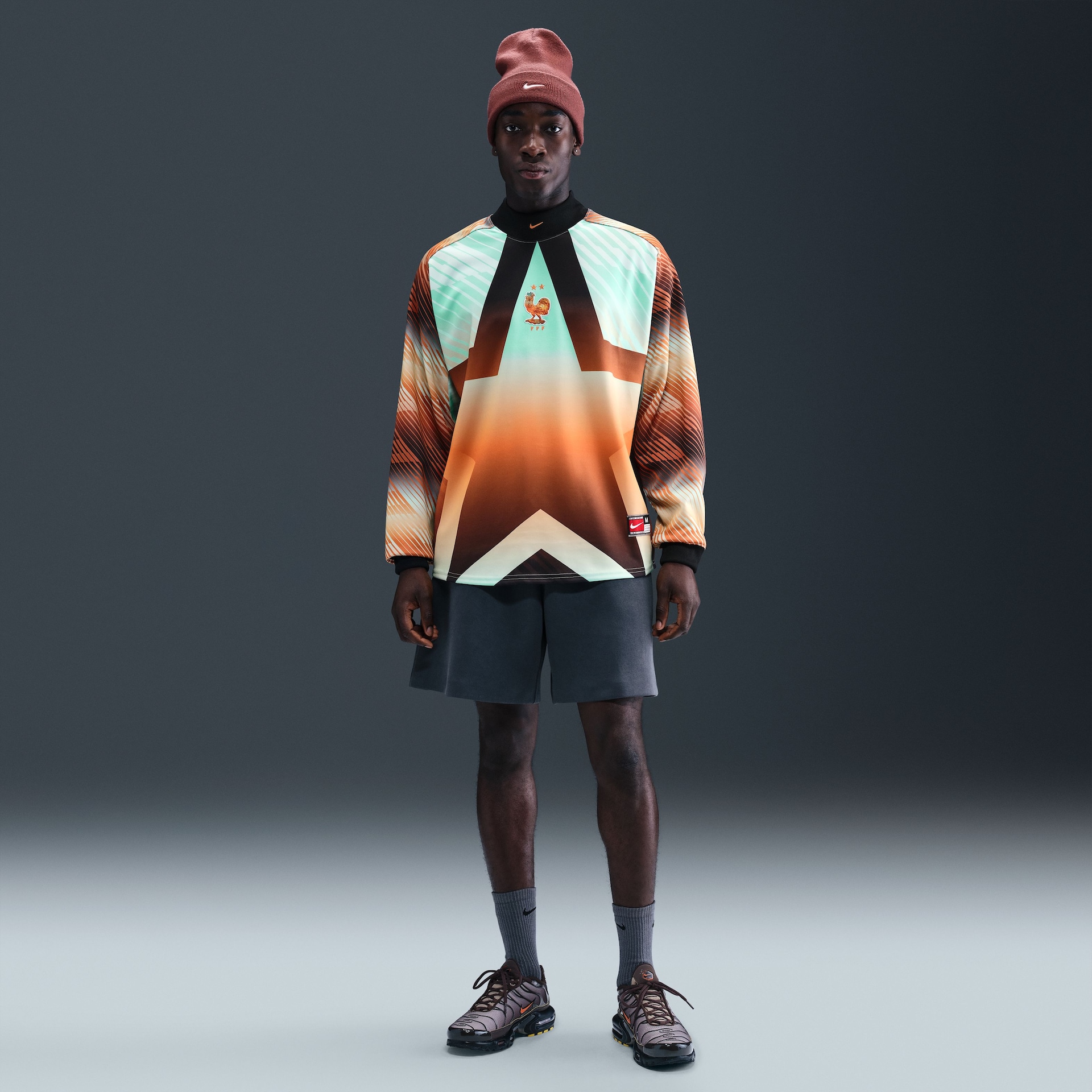 Camisa de Goleiro França Manga Longa 2025/26 Nike Masculina - Foto 3