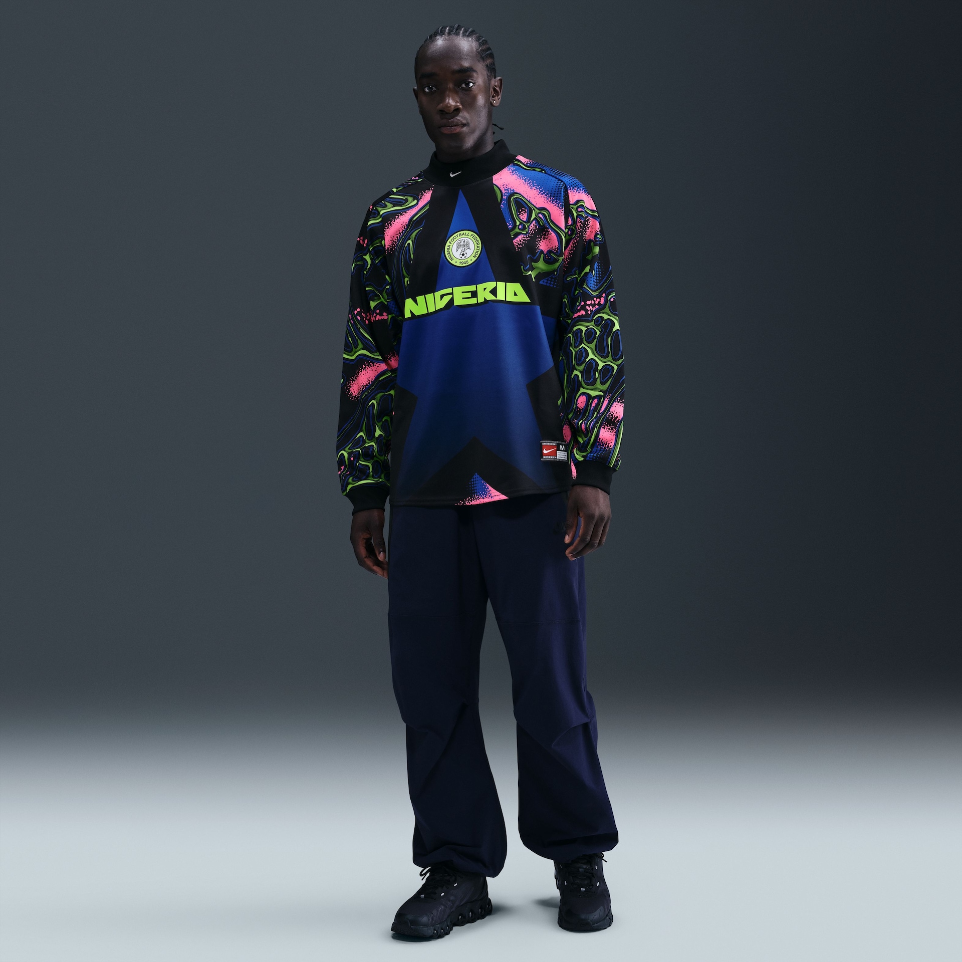 Camisa de Goleiro Nigéria Manga Longa 2025/26 Nike Masculina - Foto 3