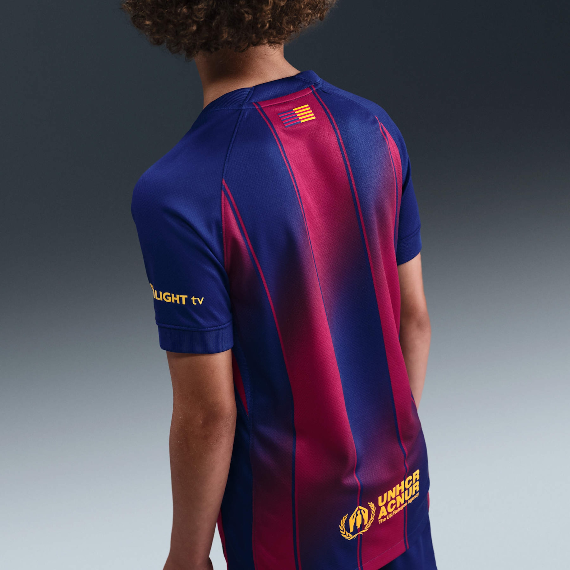 Camisa Barcelona Nike I 2025/26 Torcedor Pro Infantil - Foto 2