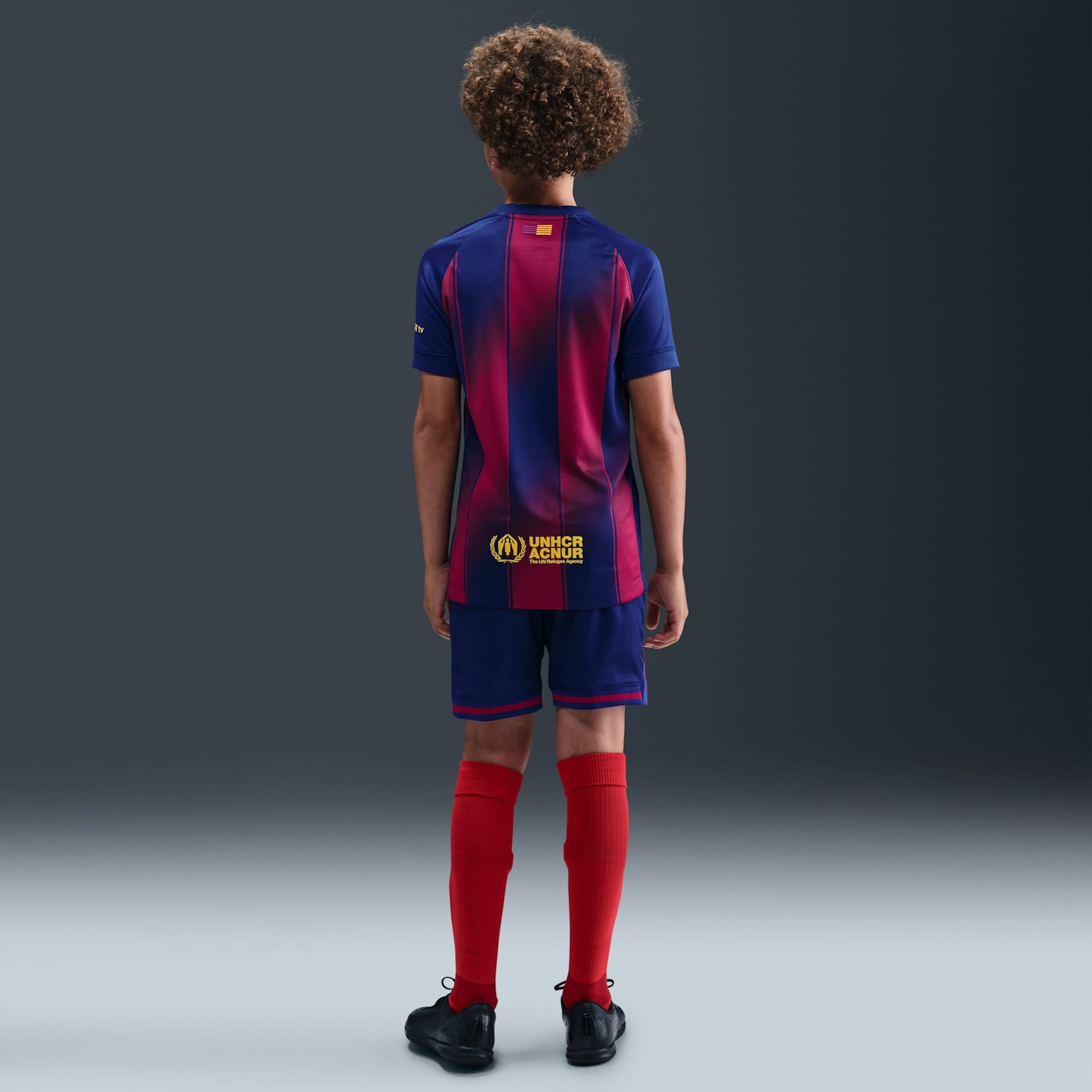 Camisa Barcelona Nike I 2025/26 Torcedor Pro Infantil - Foto 5
