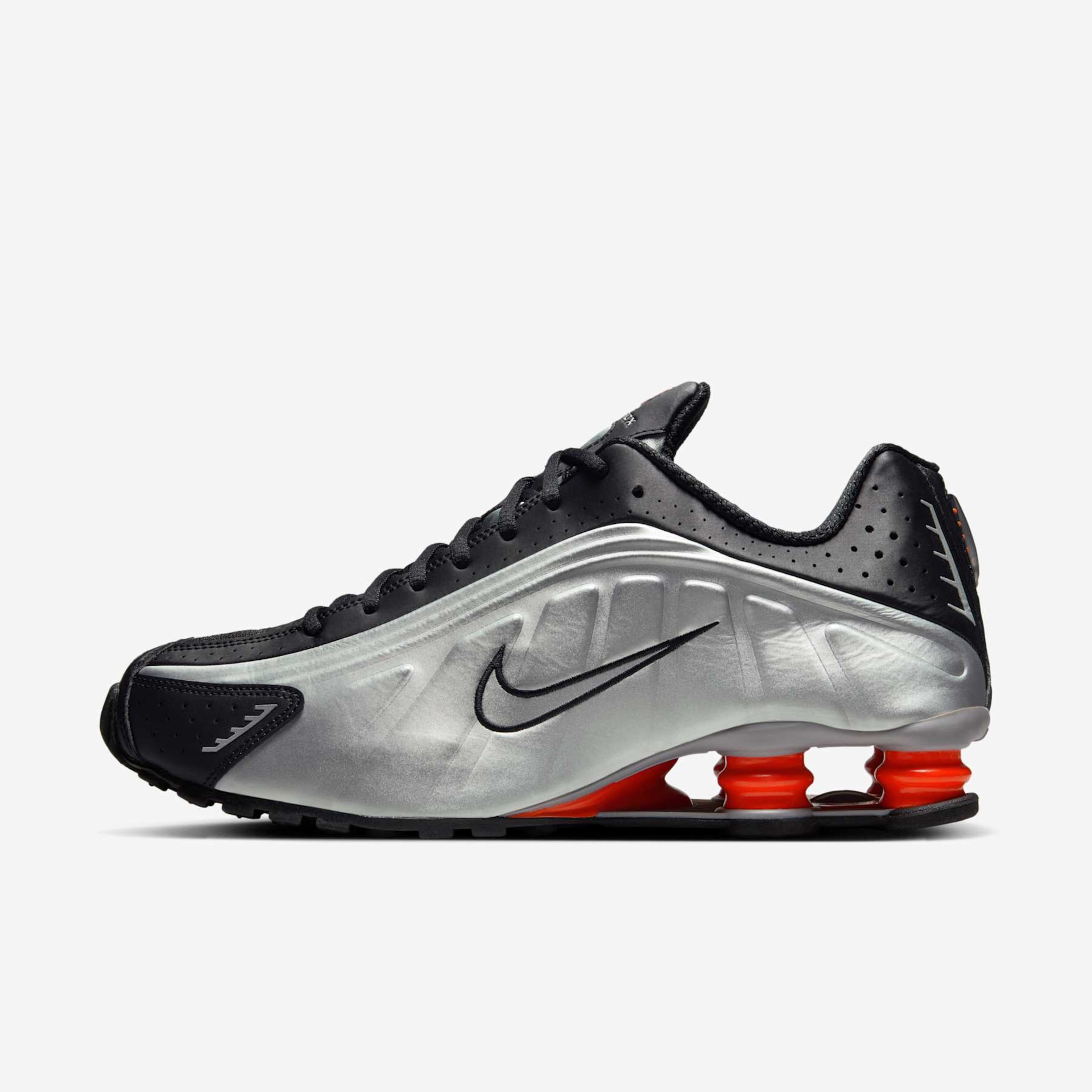 Black Metallic Silver