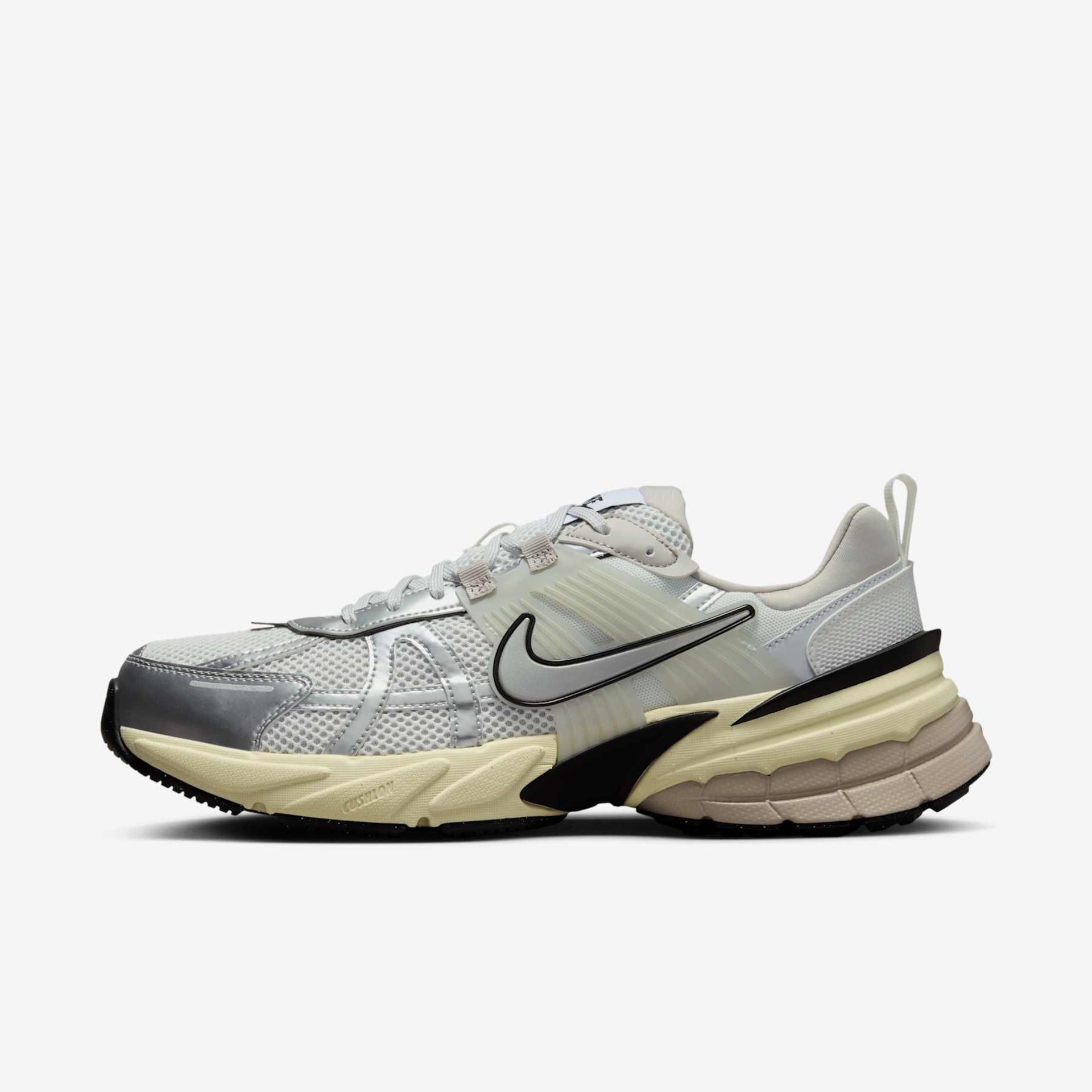 Pure Platinum Metallic Silver