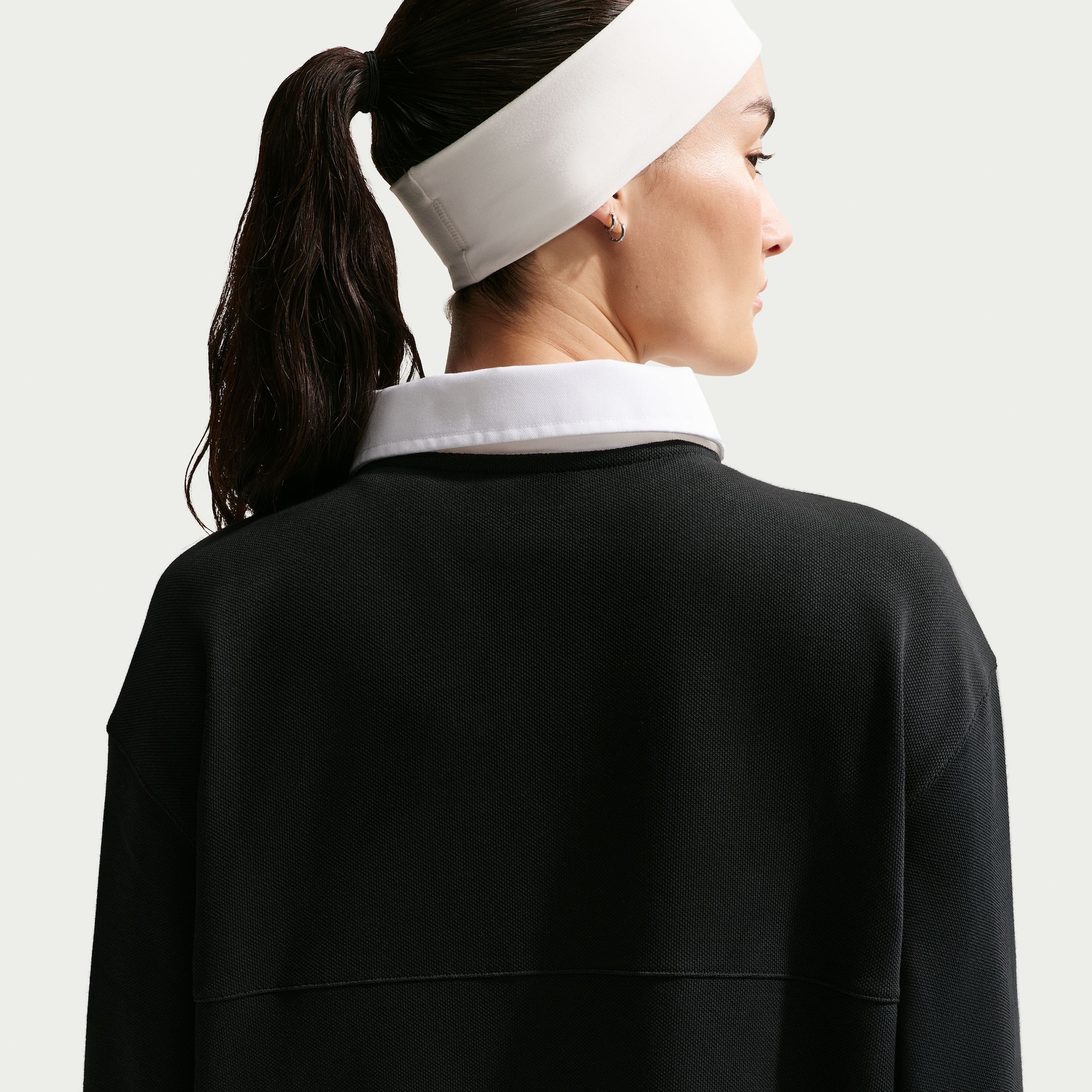 Camisa Polo Nike Sportswear Street Essentials Oversized Feminina - Foto 4