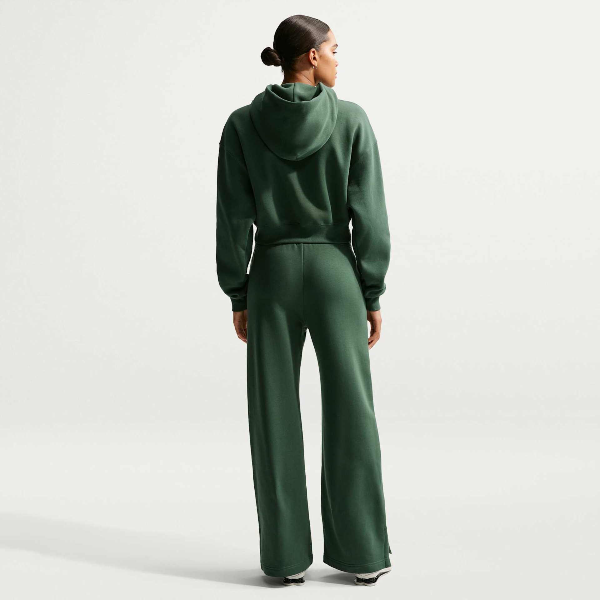 Blusão Cropped Nike Sportswear Phoenix Fleece Oversized Feminino - Foto 5