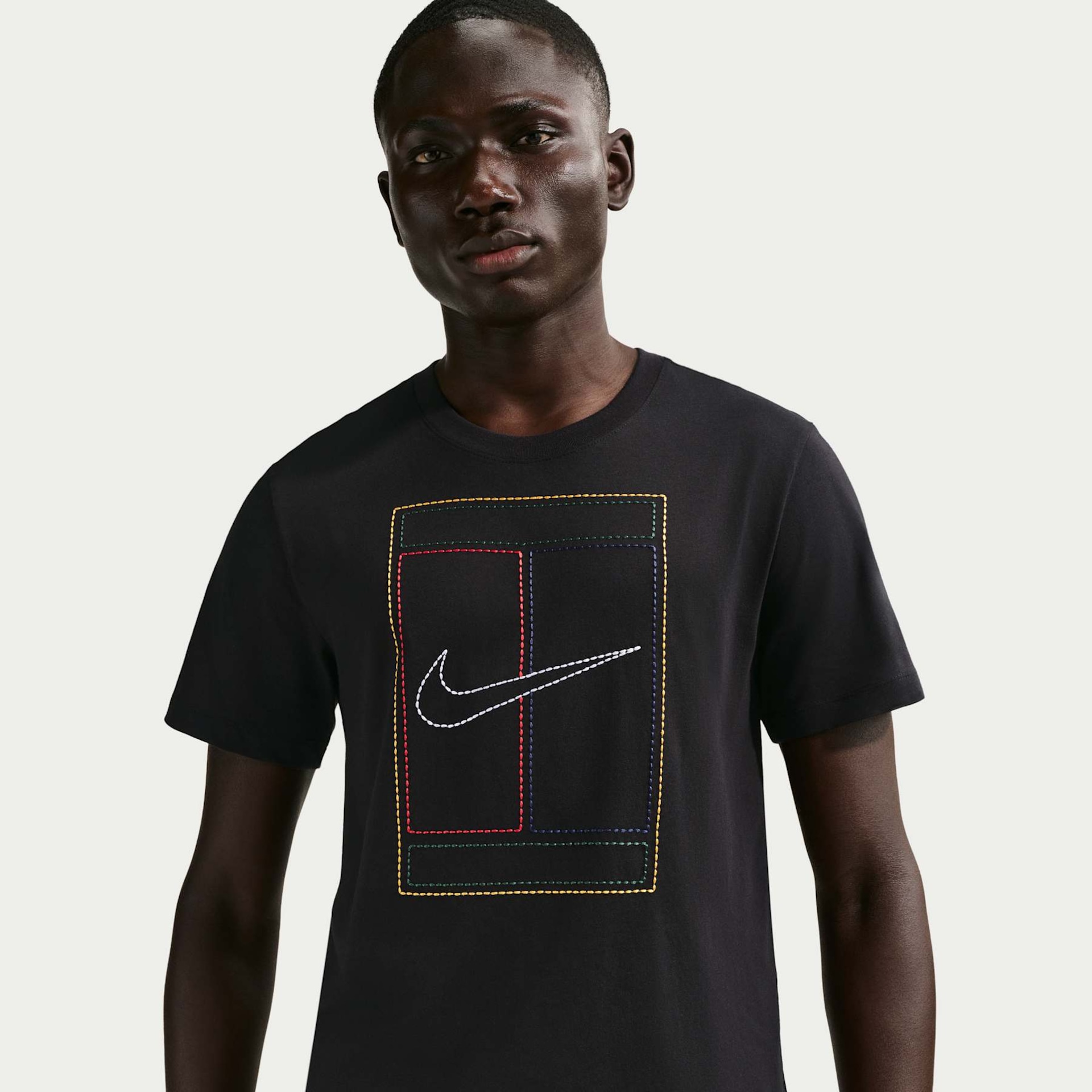 Camiseta Dri-FIT Nike Court Heritage Masculina - Foto 1