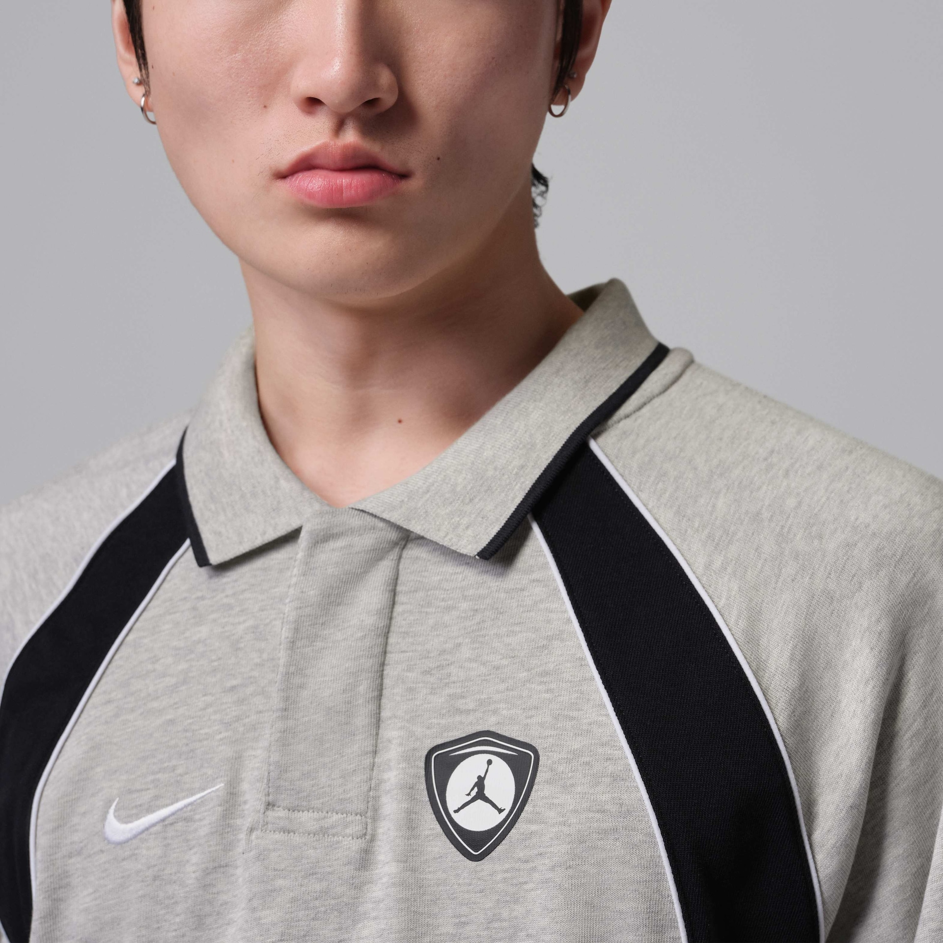 Camisa Polo Jordan Manga Longa Masculina - Foto 3