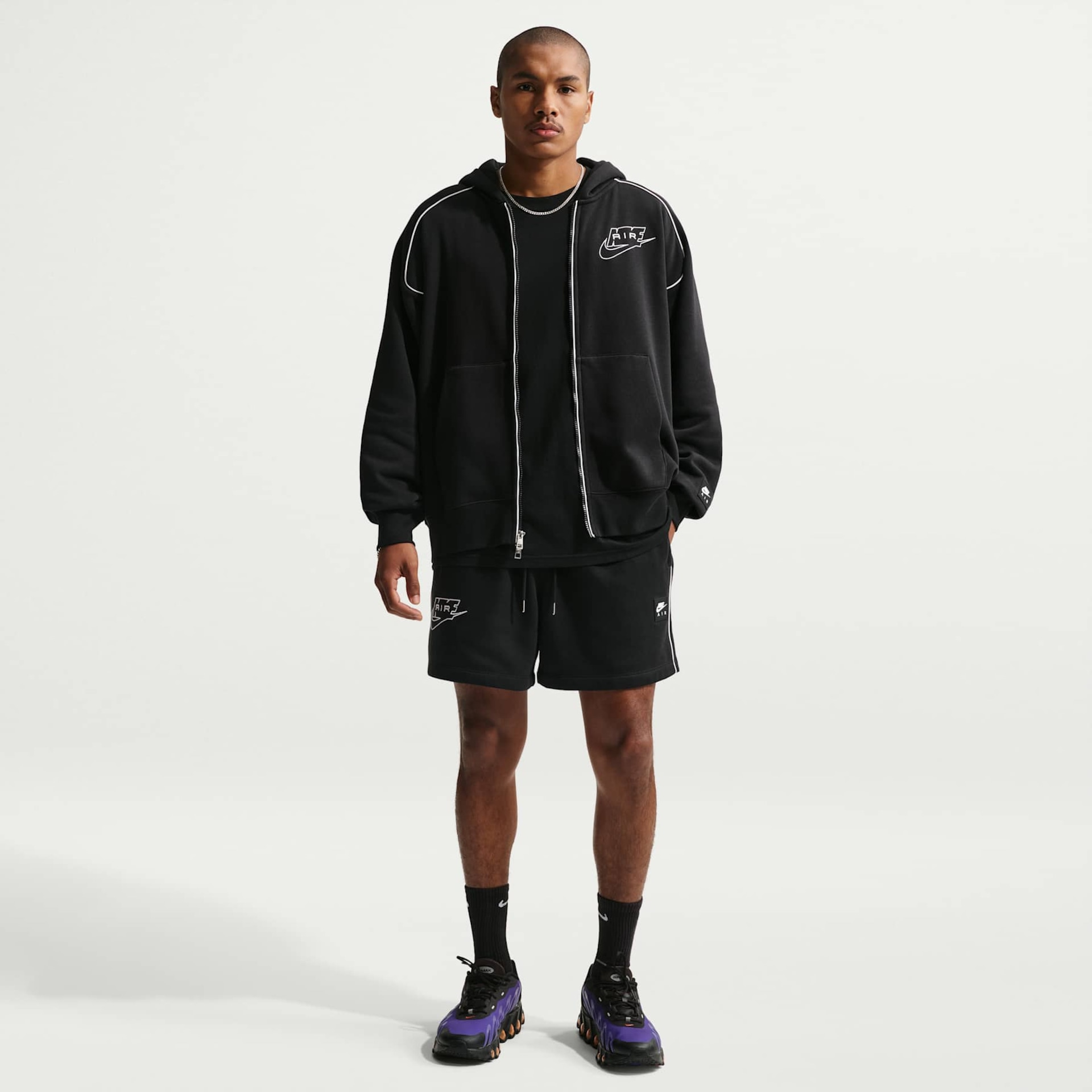 Shorts Nike Air Basquete Fleece Masculino - Foto 1