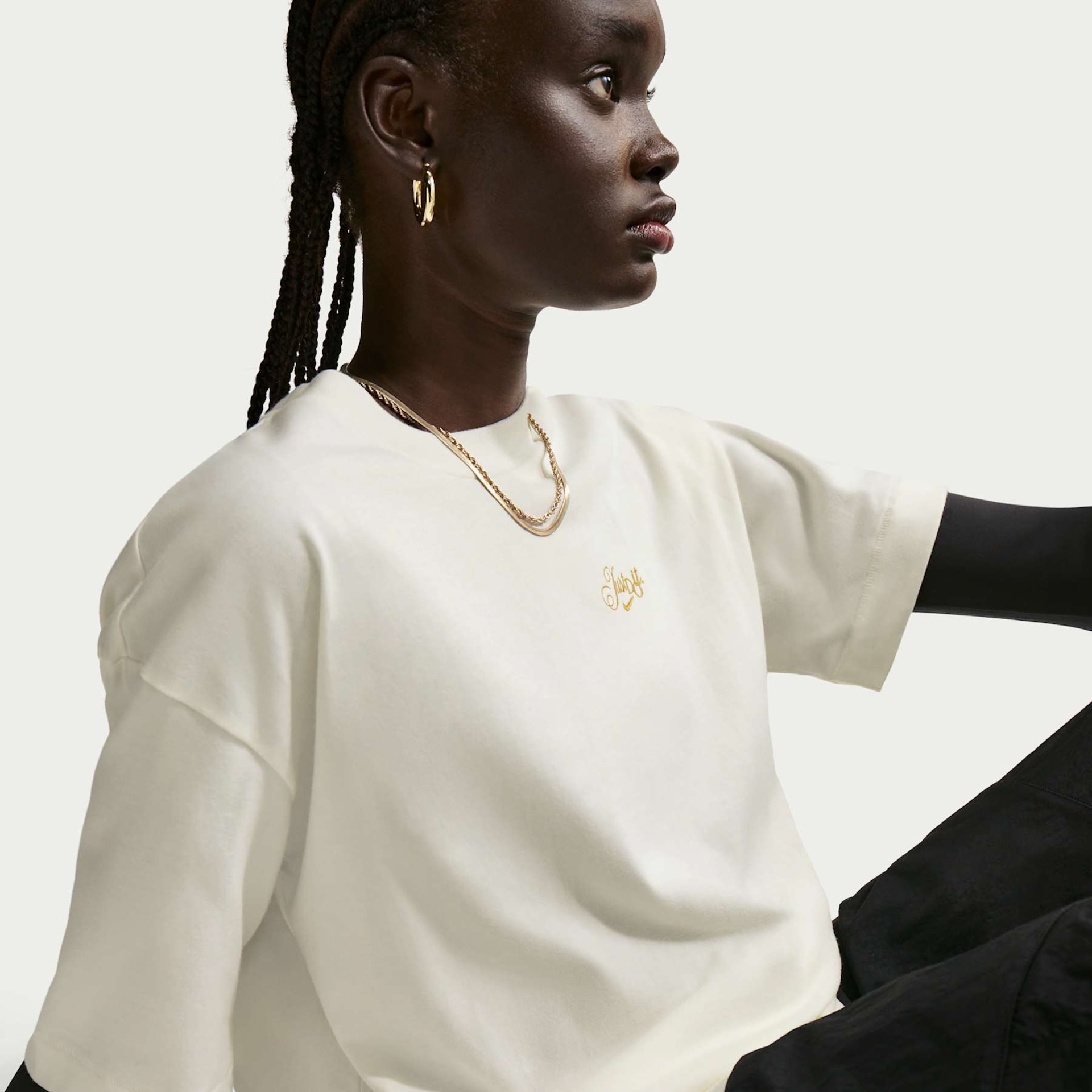 Camiseta Nike Sportswear JDI Oversized Feminina - Foto 3