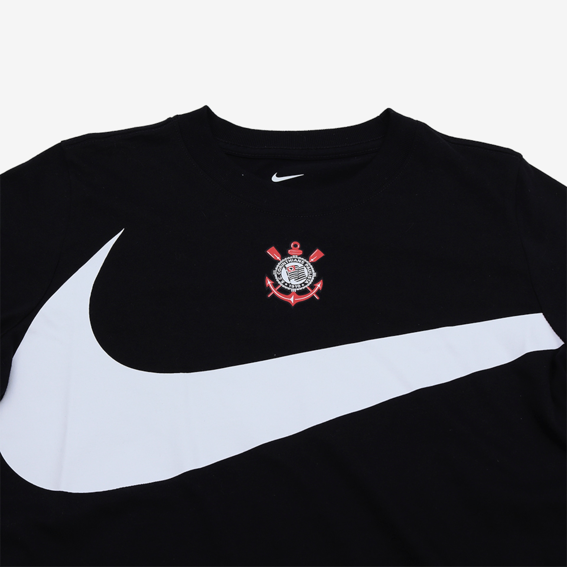 Camiseta Corinthians Nike Swoosh Infantil - Foto 2