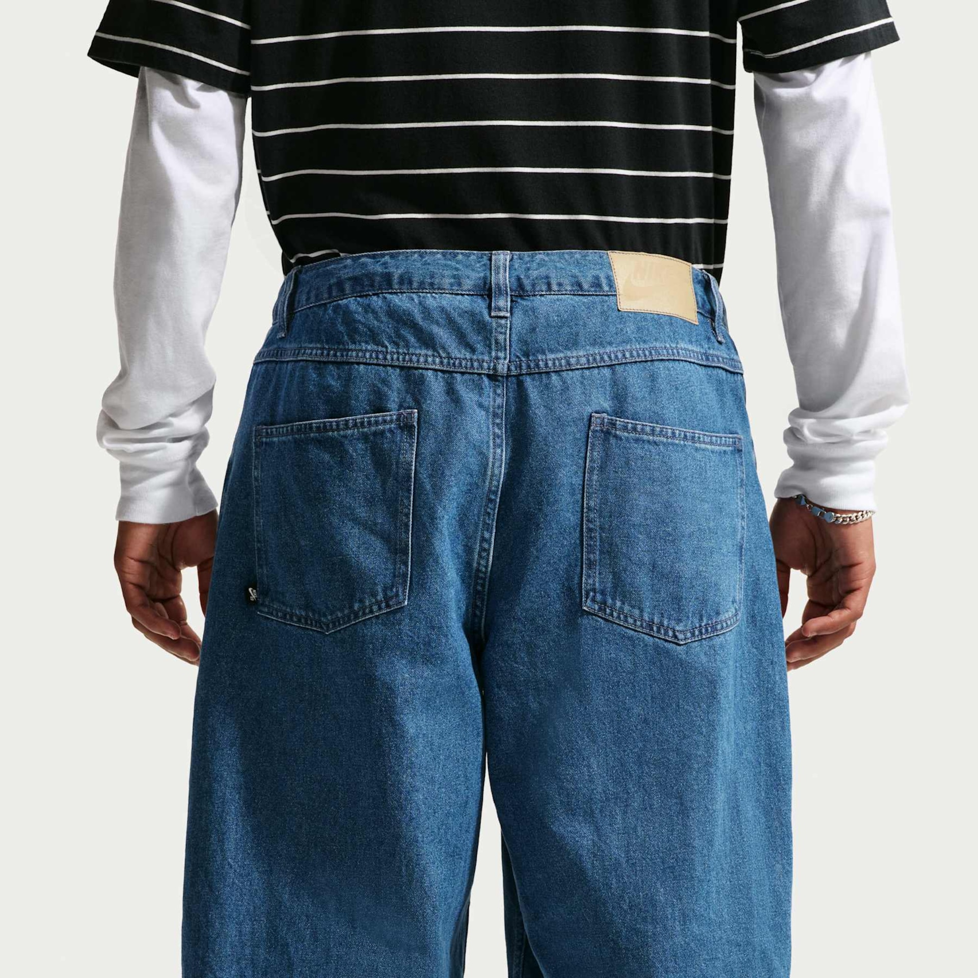 Calça Nike SB Denim Loose Masculina - Foto 3