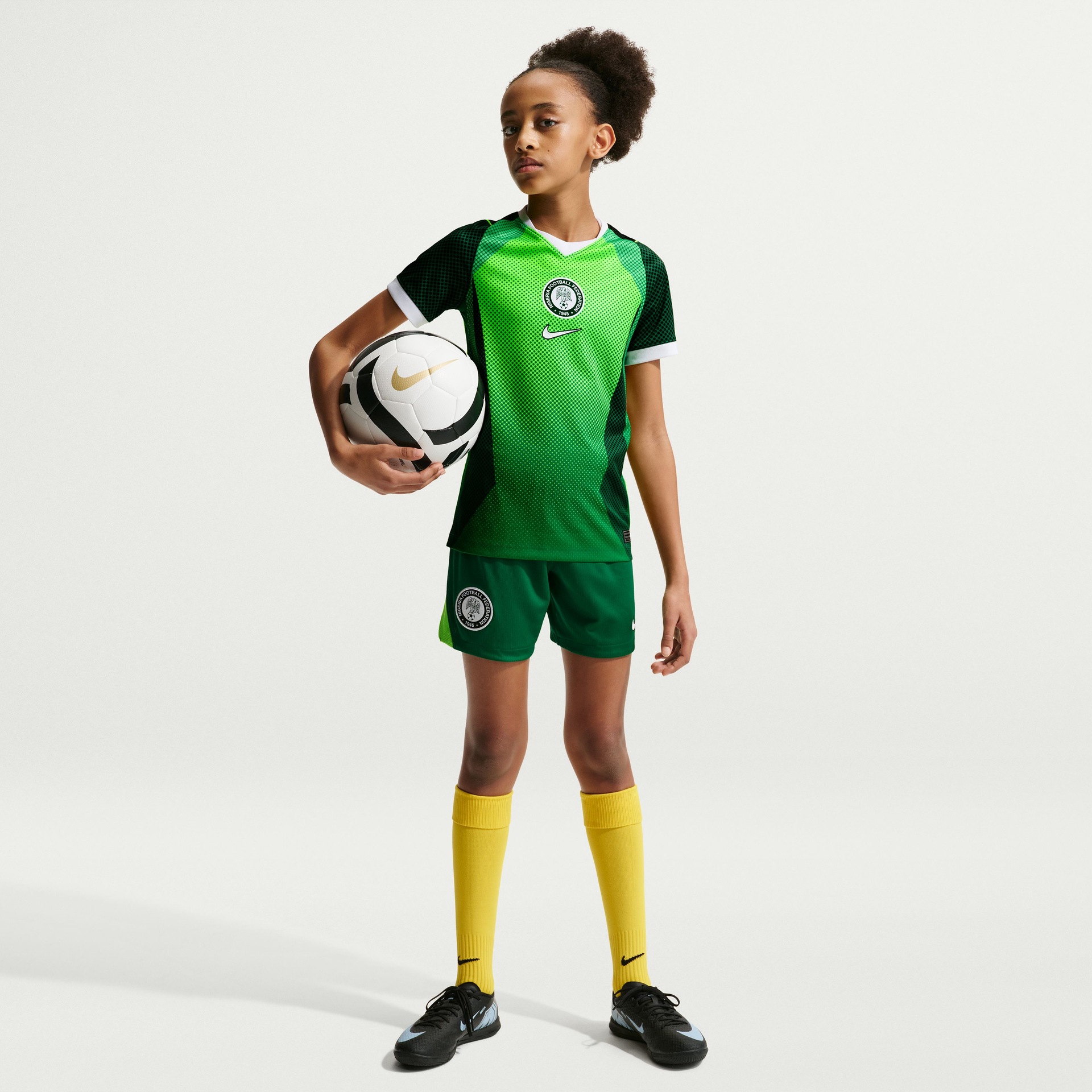 Camisa Nigéria Nike I 2026/27 Torcedor Pro Infantil - Foto 4