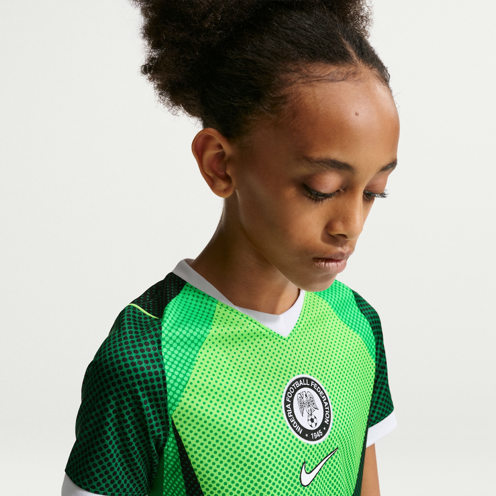 Camisa Nigéria Nike I 2026/27 Torcedor Pro Infantil - Foto 2
