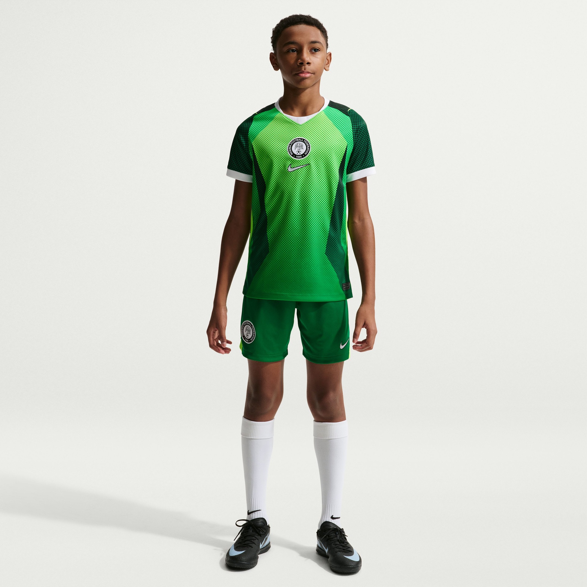 Camisa Nigéria Nike I 2026/27 Torcedor Pro Infantil - Foto 5