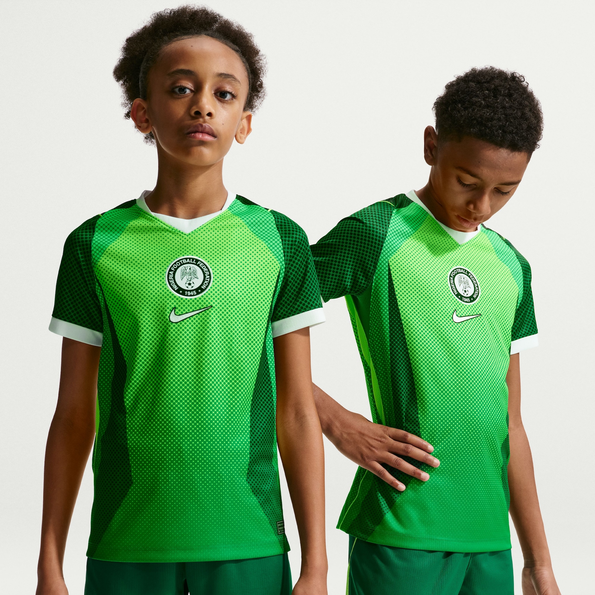 Camisa Nigéria Nike I 2026/27 Torcedor Pro Infantil - Foto 1