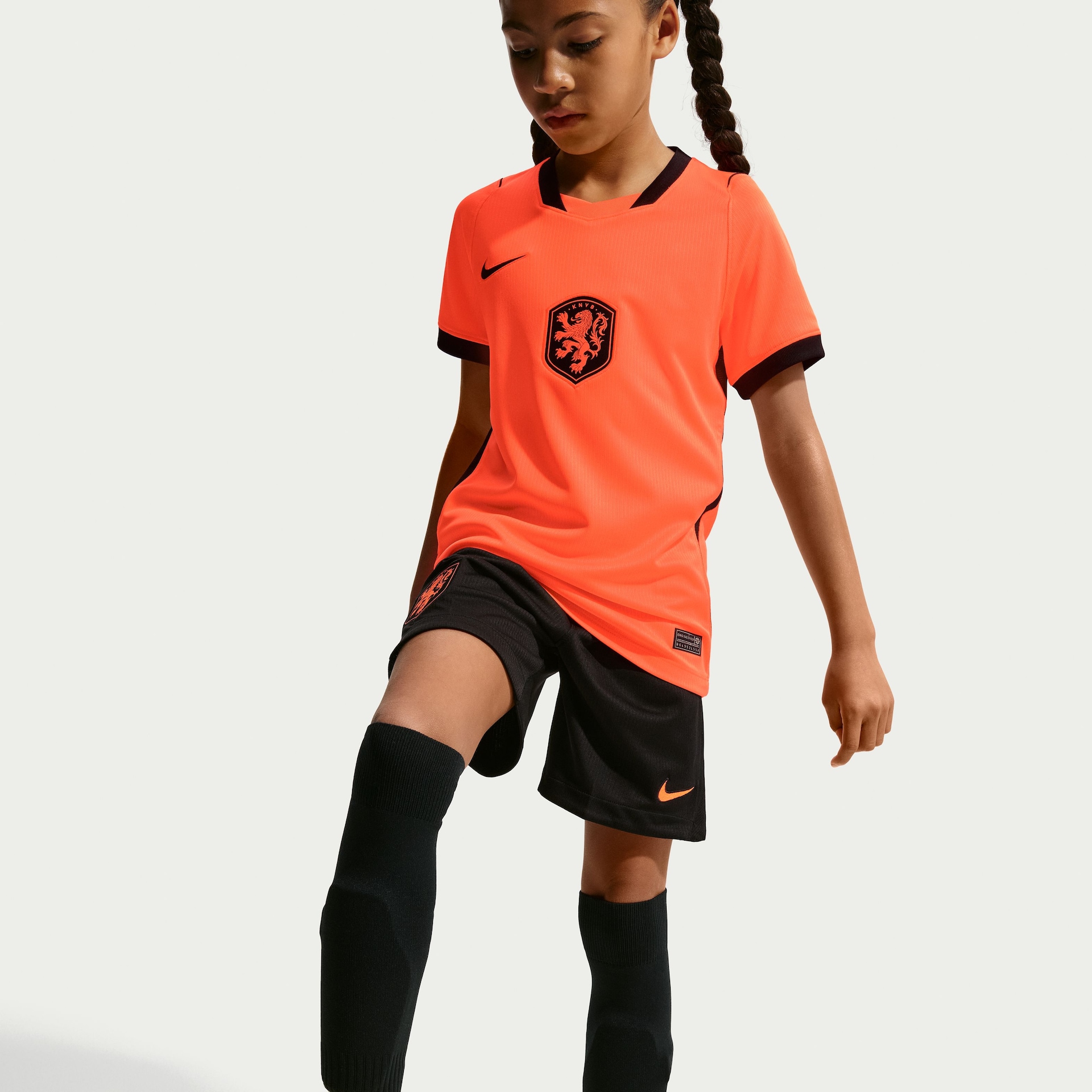 Camisa Holanda Nike I 2026/27 Torcedor Pro Infantil - Foto 2