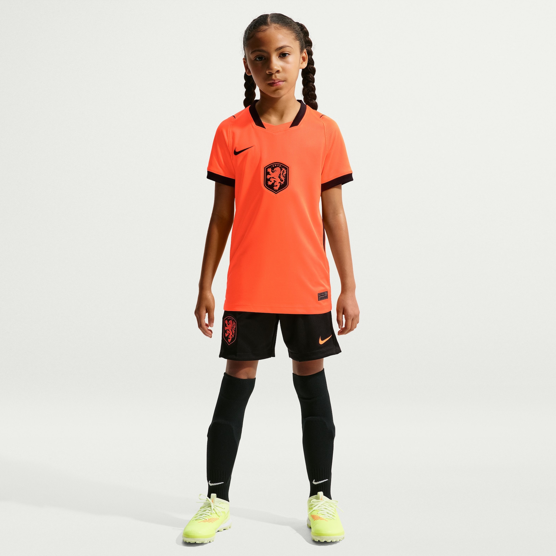 Camisa Holanda Nike I 2026/27 Torcedor Pro Infantil - Foto 3