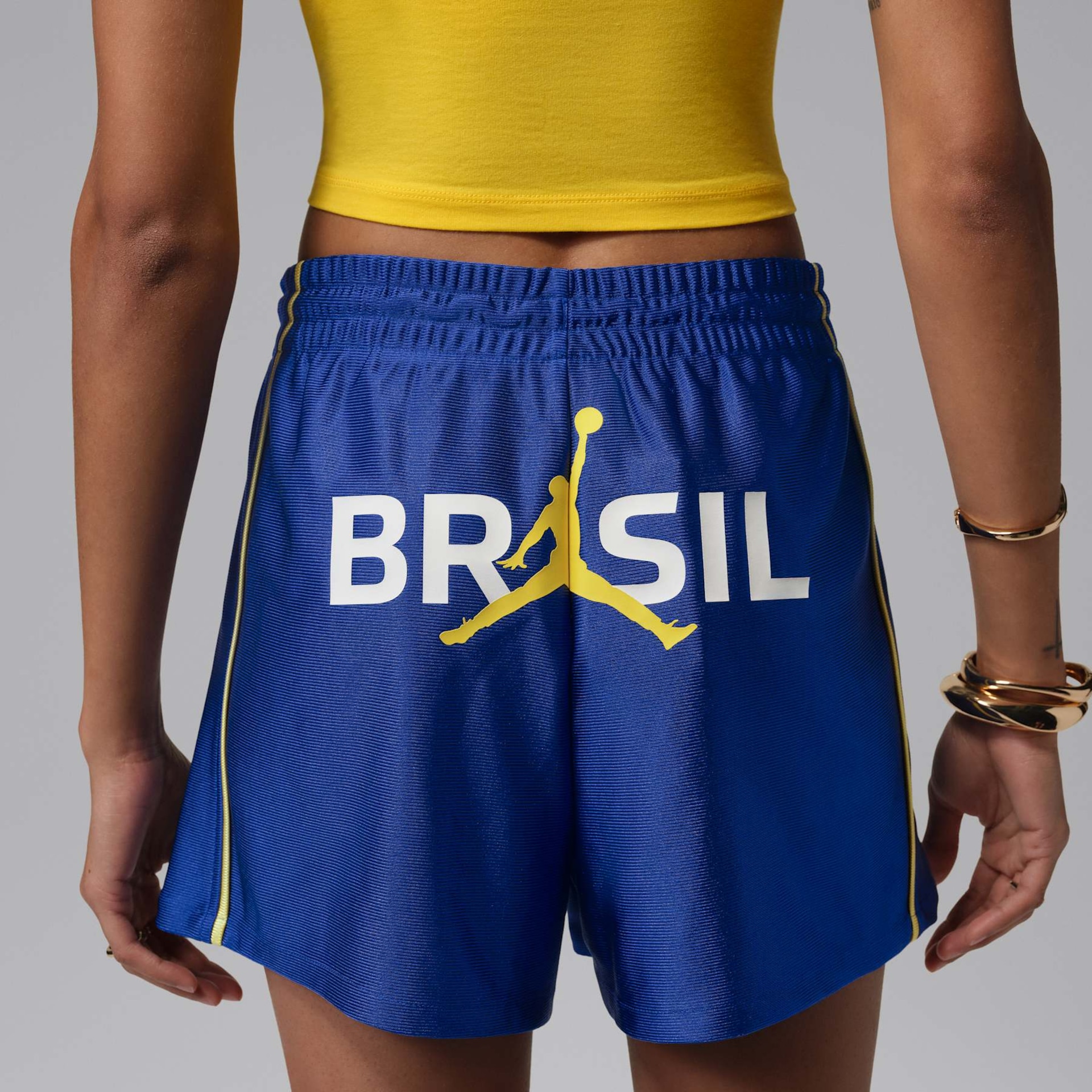 Shorts Brasil Jordan Brooklyn Knit Feminino - Foto 3