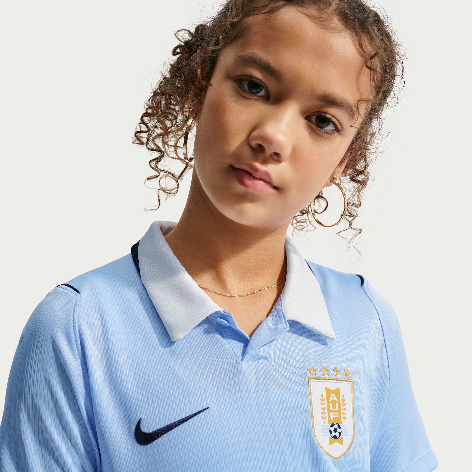 Camisa Uruguai Nike I 2026/27 Torcedor Pro Infantil - Foto 3