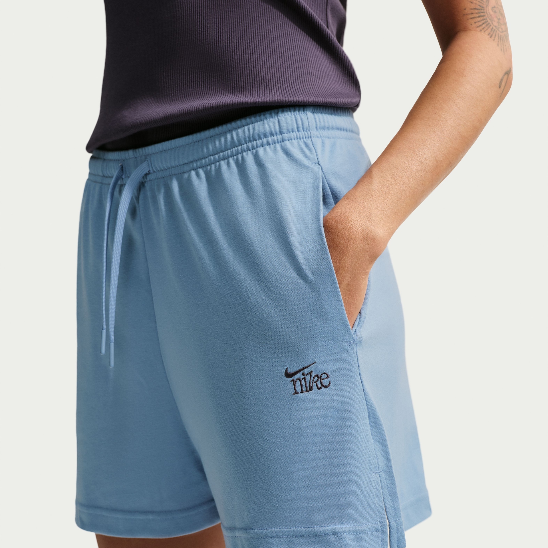 Shorts Nike Sportswear Chill Knit Feminino - Foto 3
