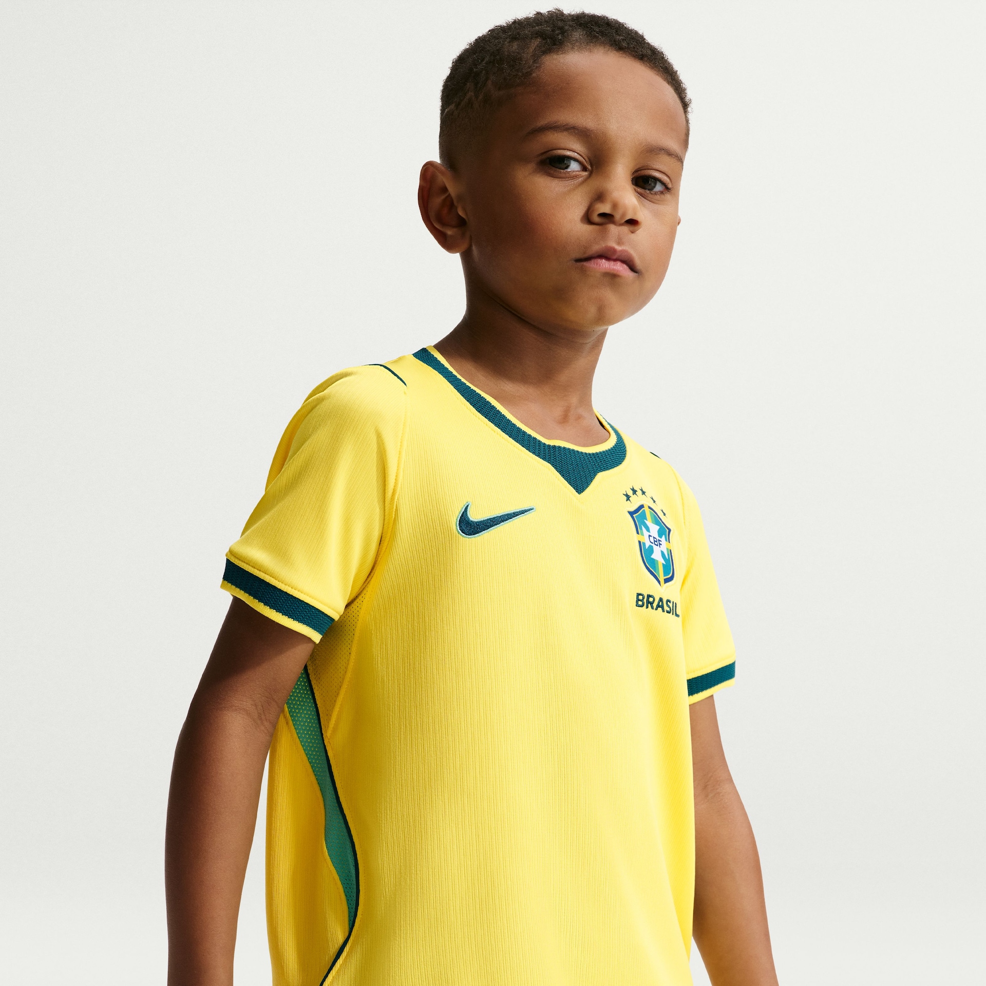 Camisa Brasil Nike I 2026/27 Torcedor Pro Criança - Foto 5