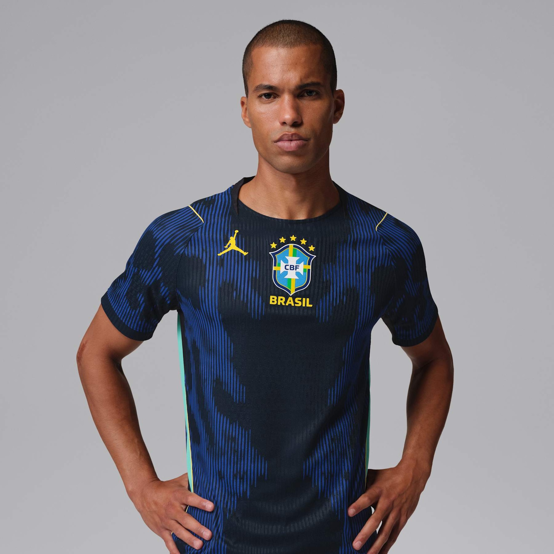 Camisa Brasil Jordan II 2026/27 Jogador Masculina - Foto 1