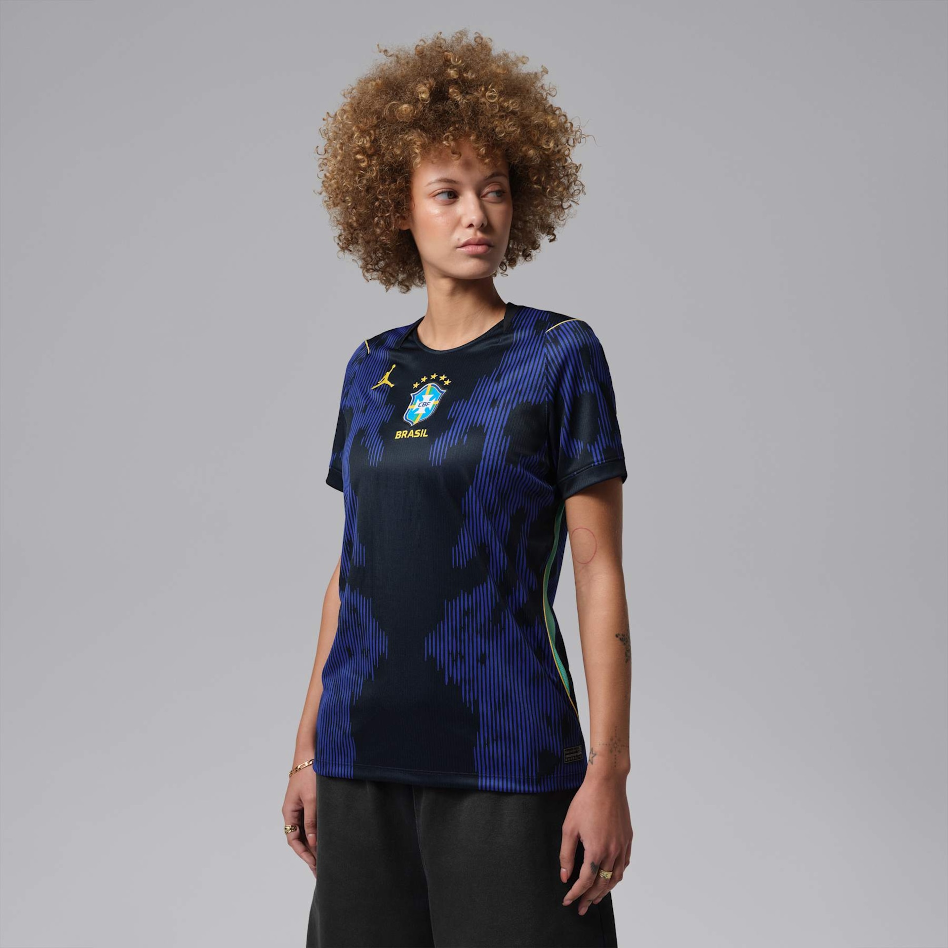 Camisa Brasil Jordan II 2026/27 Torcedora Pro Feminina - Foto 1