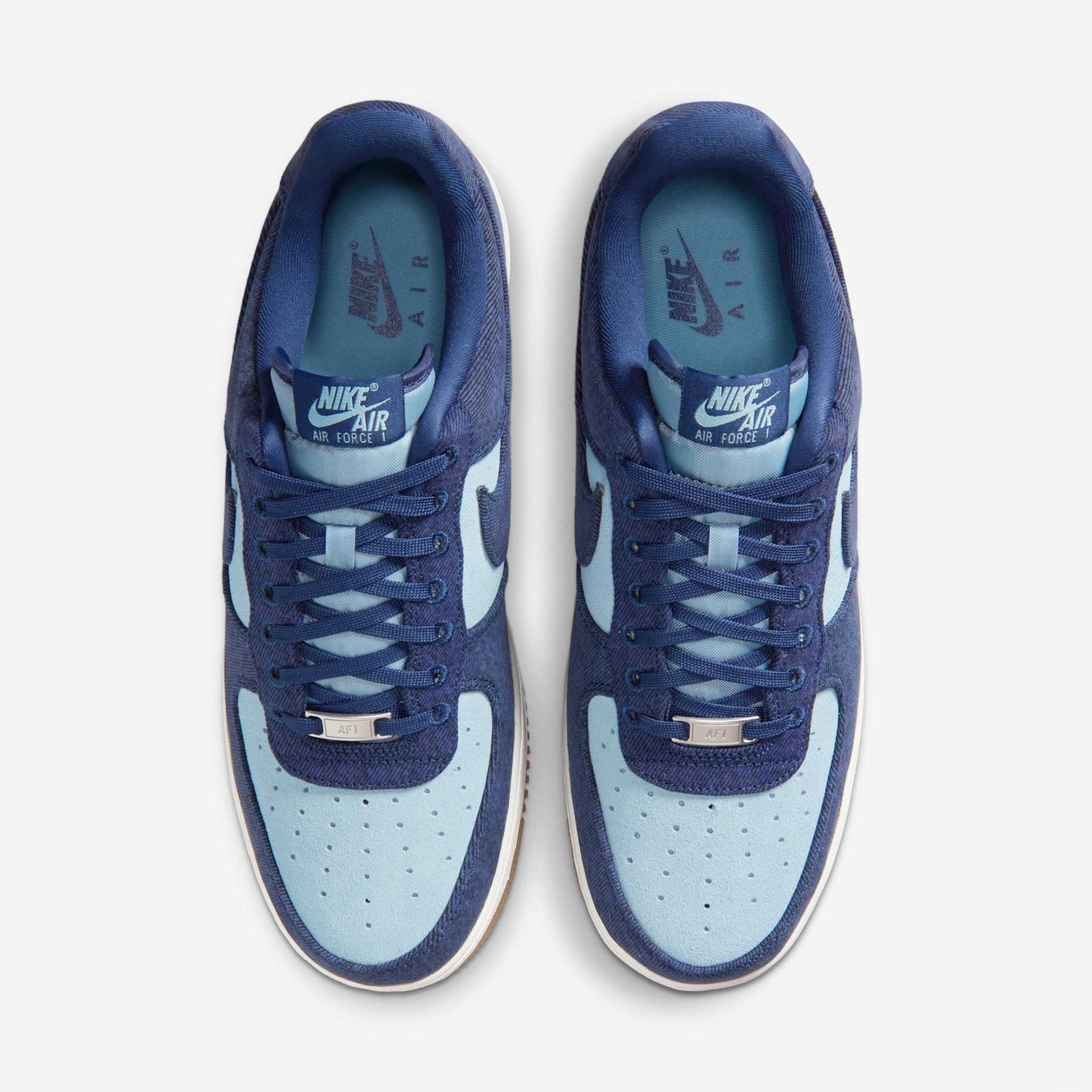 Tênis Nike Air Force 1 '07 LV8 Denim Masculino - Foto 4