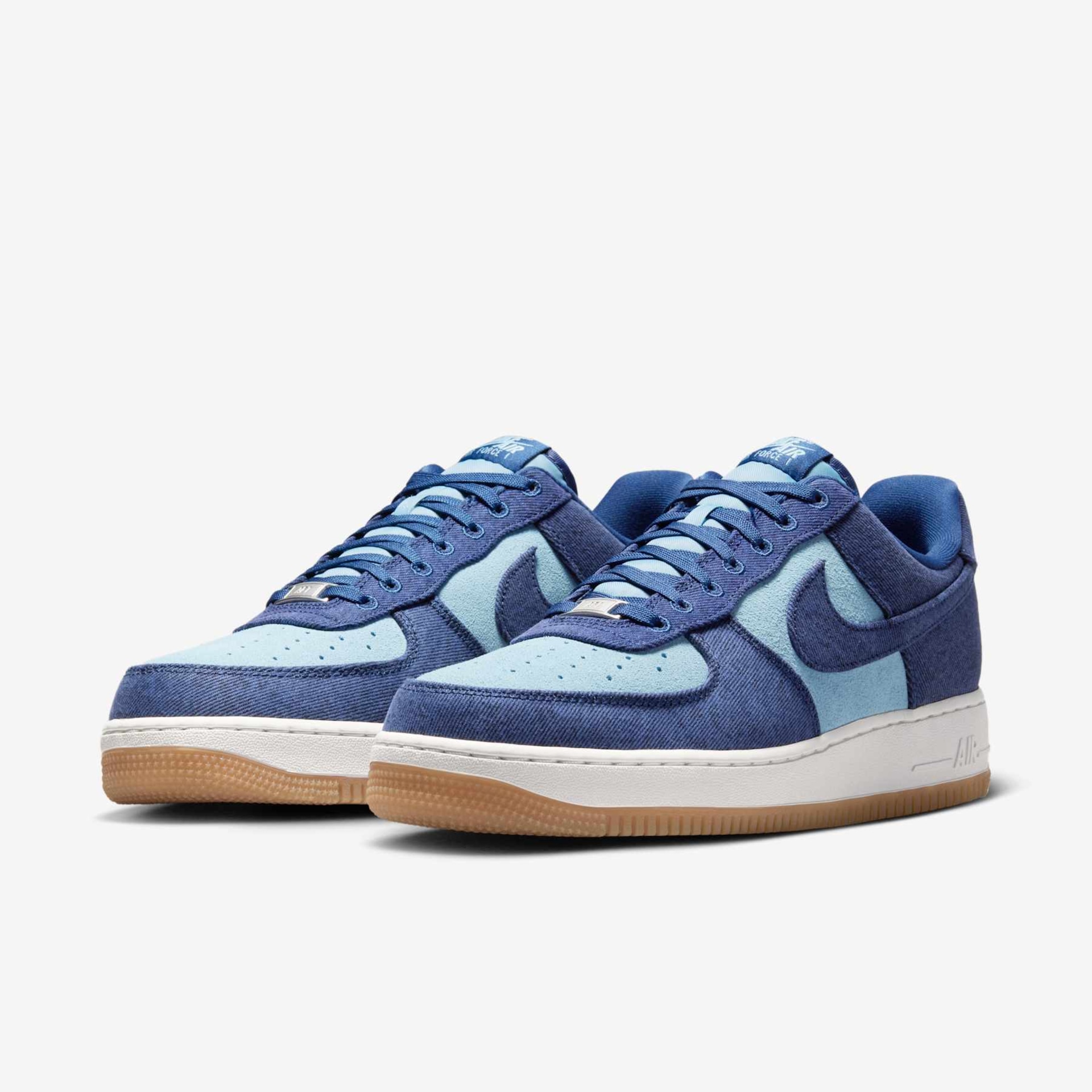Tênis Nike Air Force 1 '07 LV8 Denim Masculino - Foto 5