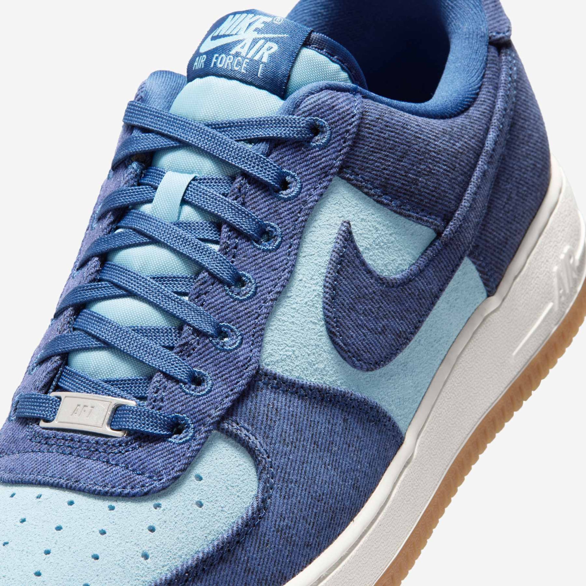 Tênis Nike Air Force 1 '07 LV8 Denim Masculino - Foto 7