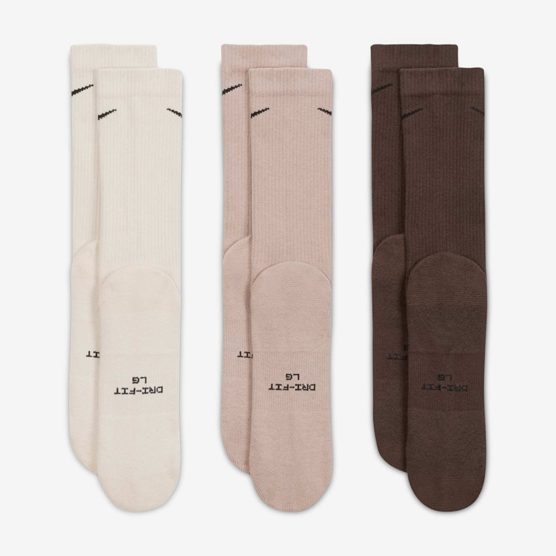 Meia Nike Everyday Elevated Crew (3 Pares) Unissex - Foto 3