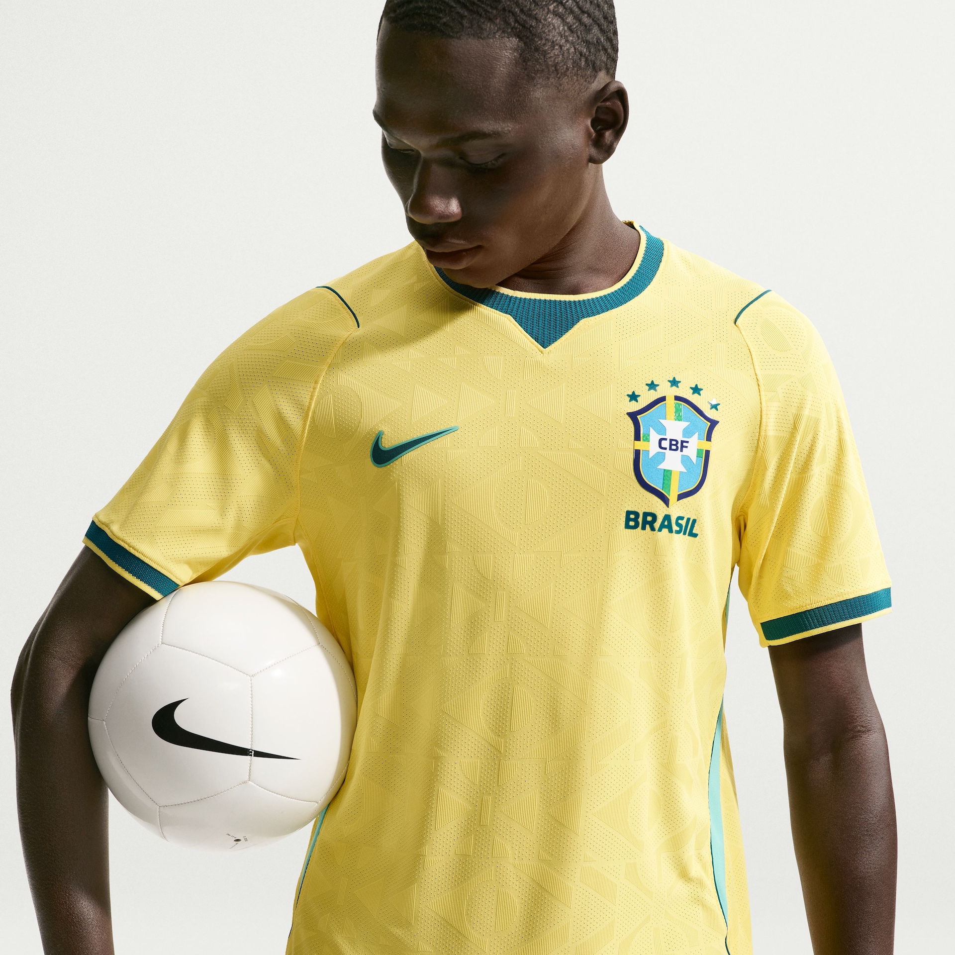 Imagem principal de Camisa Brasil Nike I 2026/27 Jogador Masculina