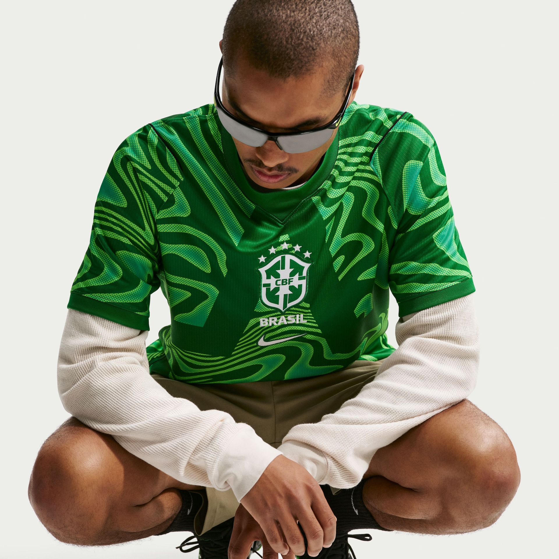 Camisa de Goleiro Brasil Nike 2026 Torcedor Pro Masculina - Foto 4