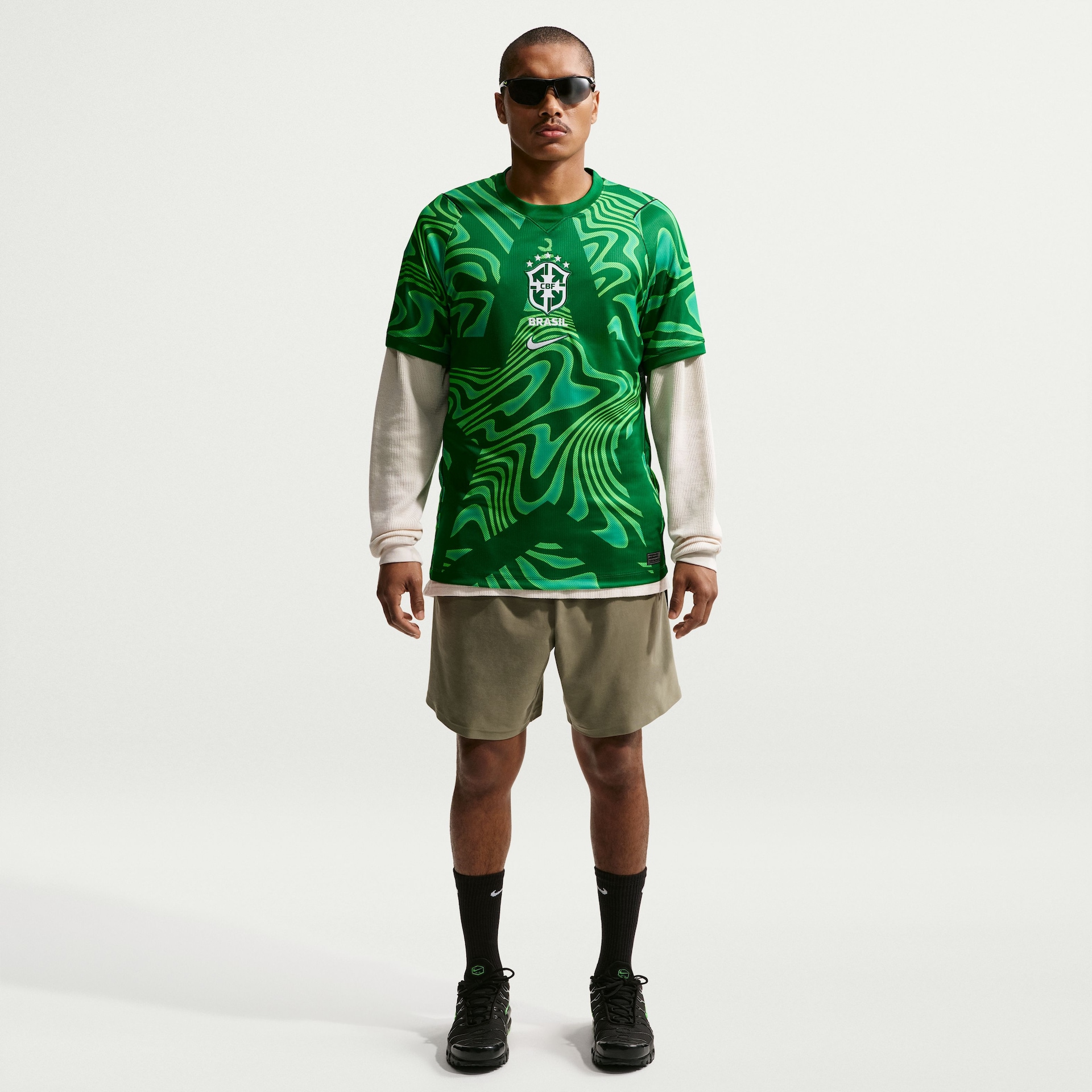 Camisa de Goleiro Brasil Nike 2026 Torcedor Pro Masculina - Foto 2