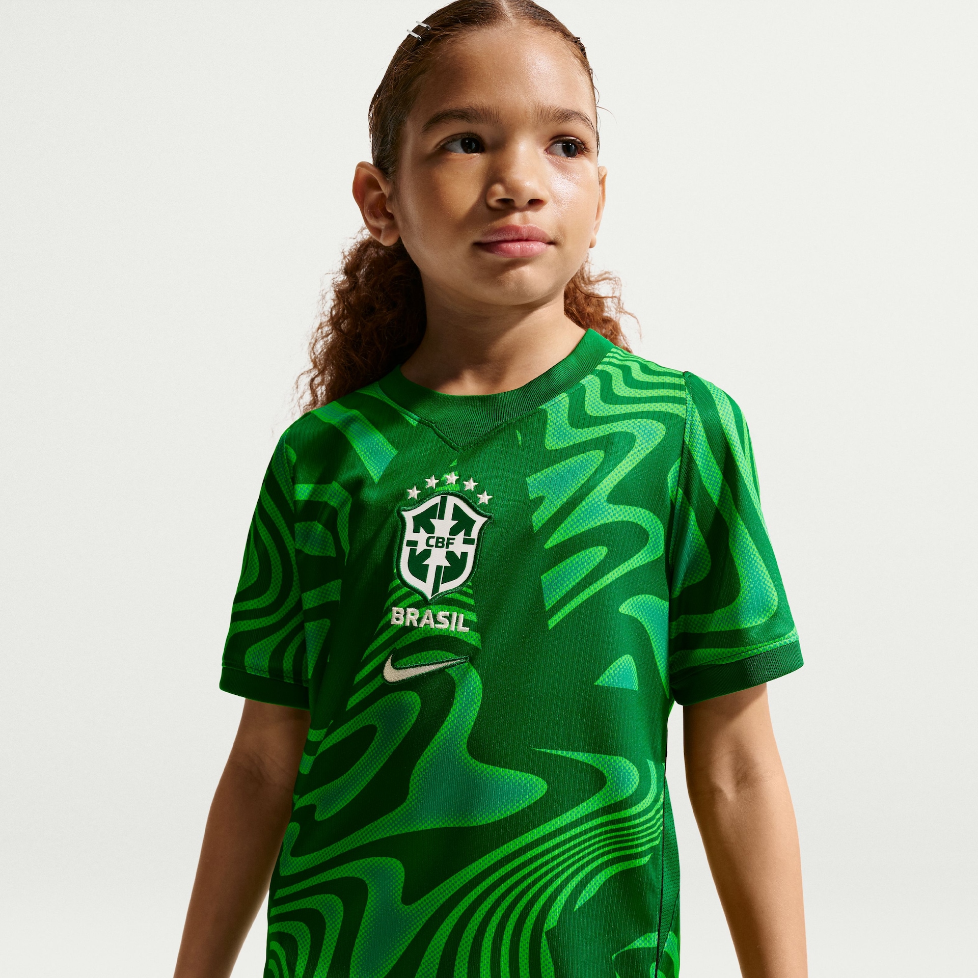 Camisa de Goleiro Brasil Nike II 2026/27 Torcedor Pro Infantil - Foto 1