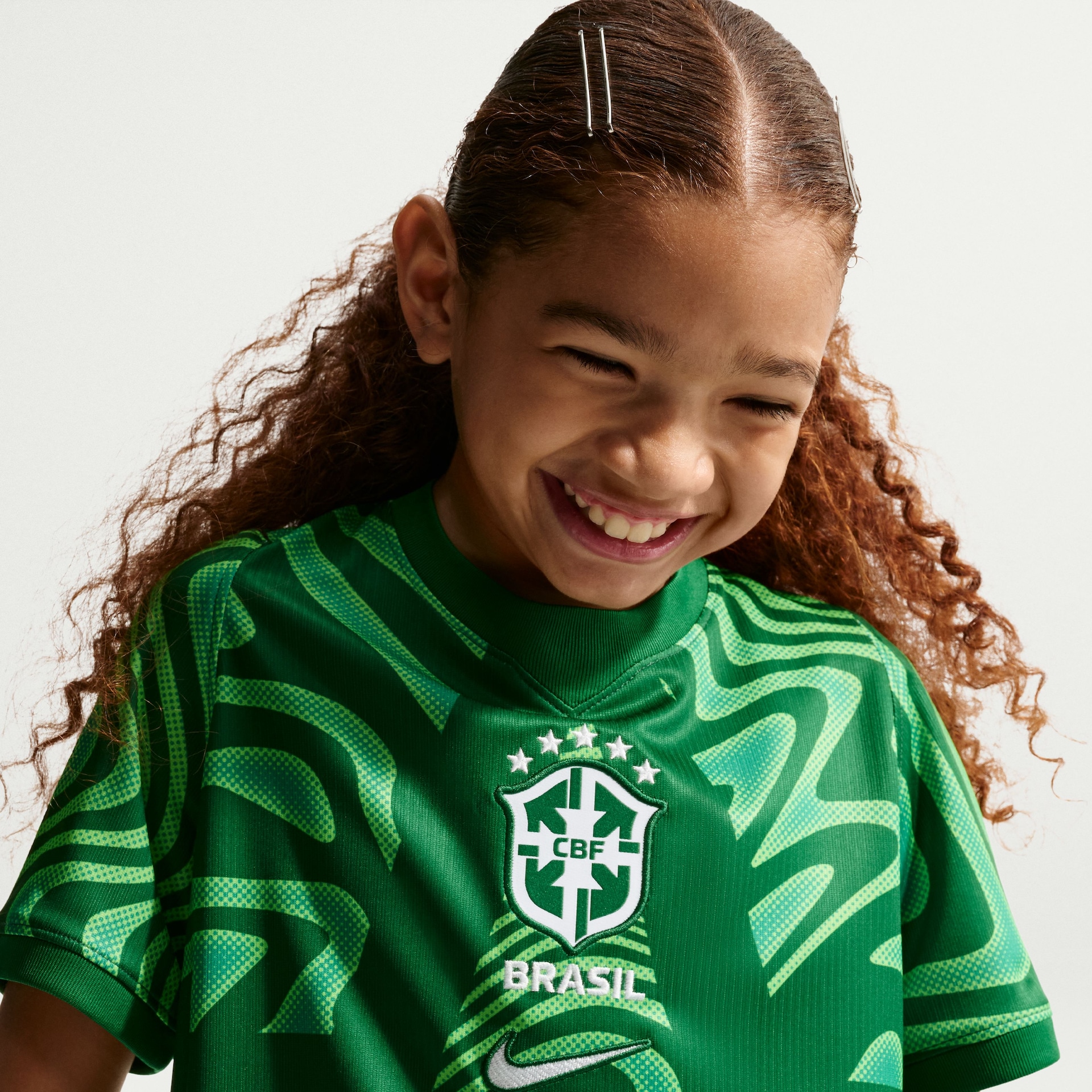 Camisa de Goleiro Brasil Nike II 2026/27 Torcedor Pro Infantil - Foto 2