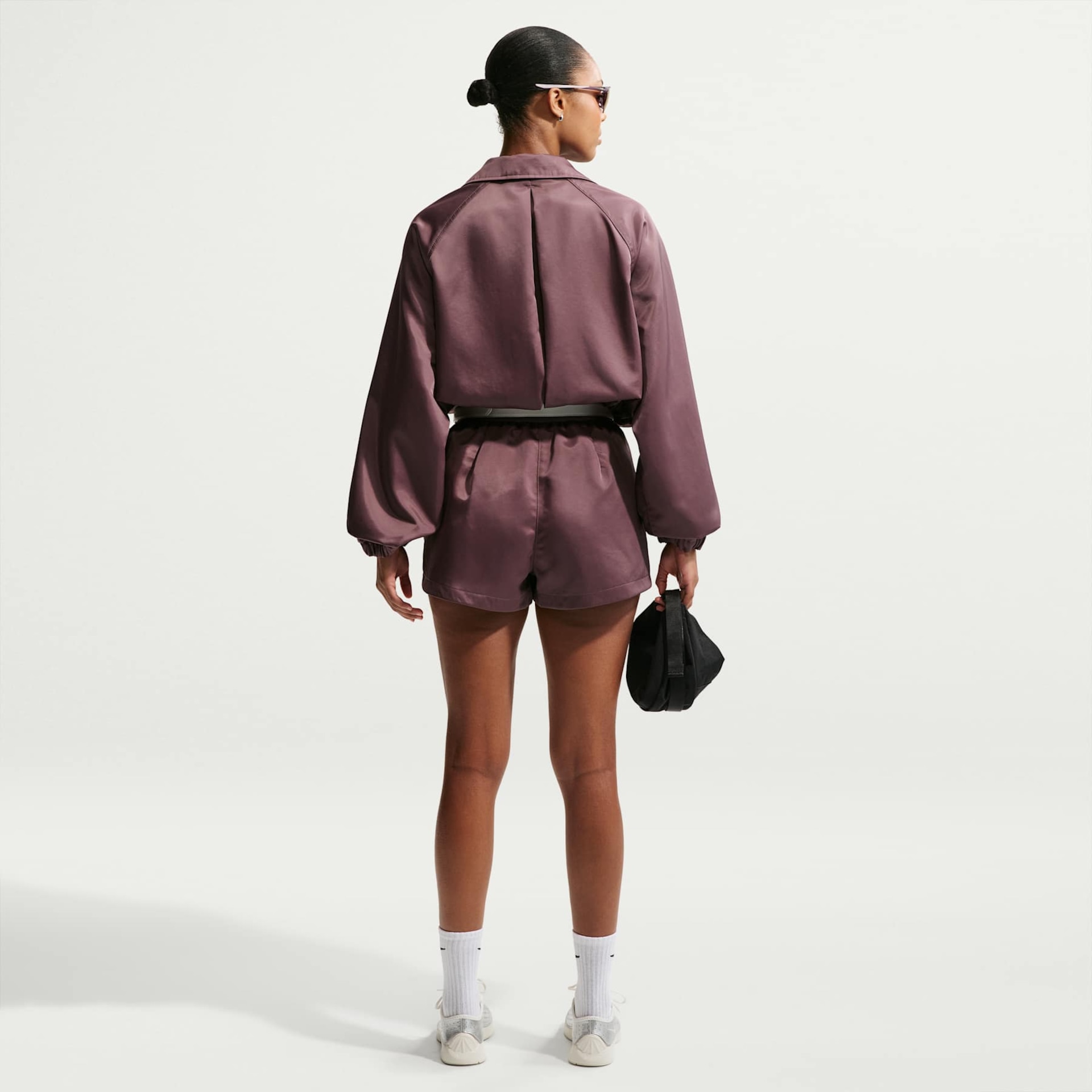 Shorts Nike Sportswear Satin High-Rise Feminino - Foto 5
