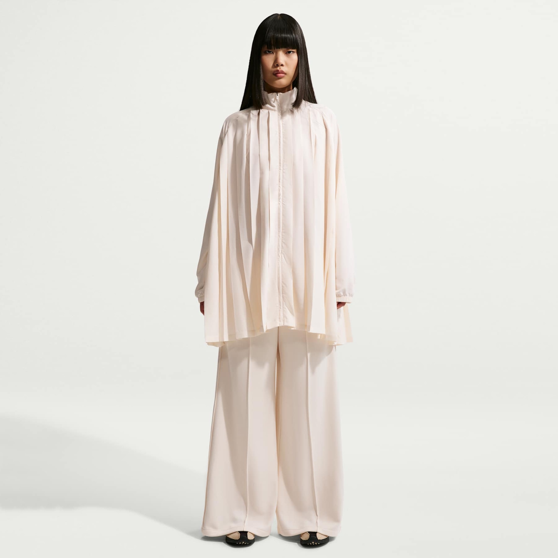 Vestido Nike Sportswear Manga Longa Pleated Feminino - Foto 1