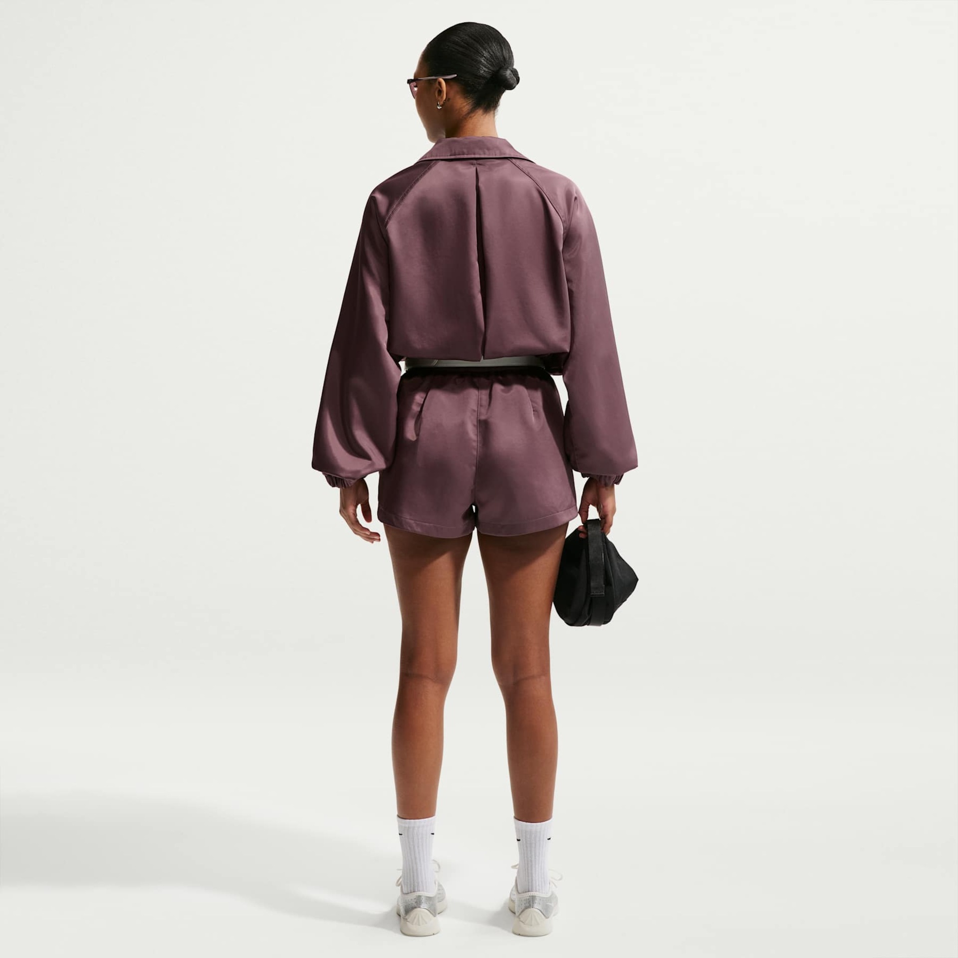 Jaqueta Nike Sportswear Satin Oversized Feminina - Foto 5