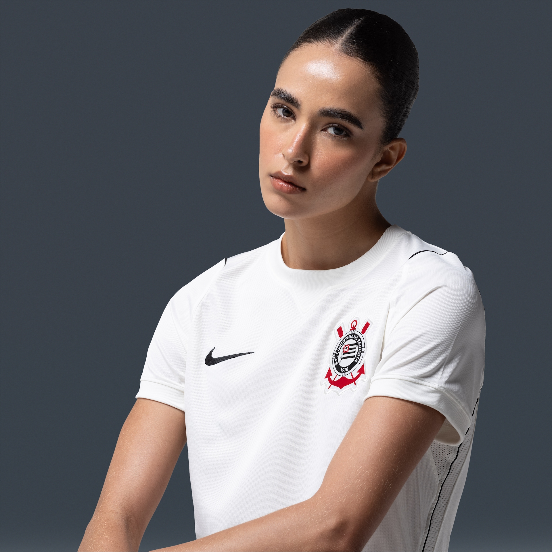 Imagem principal de Camisa Corinthians Nike I 2026/27 Torcedora Pro Feminina