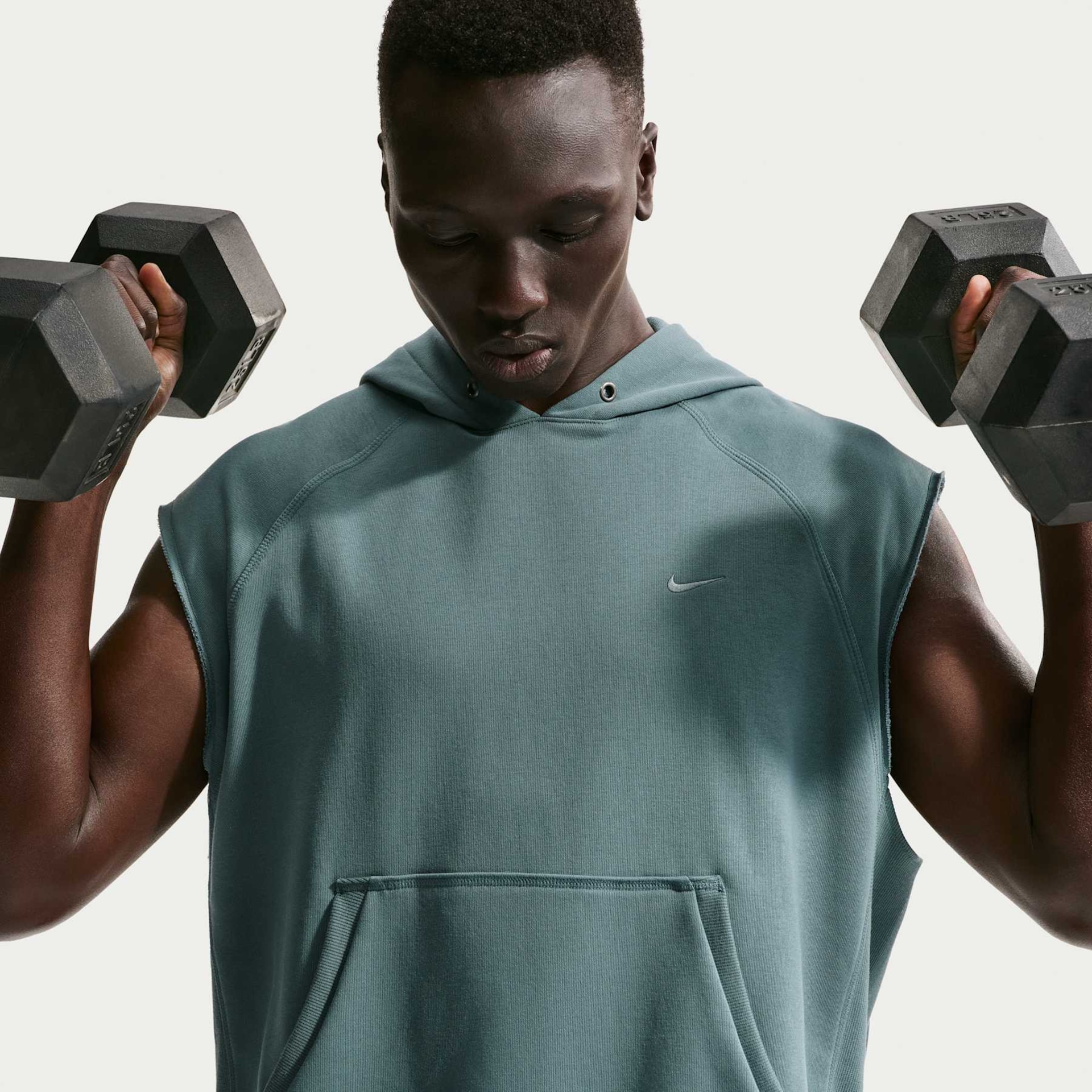 Blusão Sem Mangas Dri-FIT Nike Fleece Masculino - Foto 3