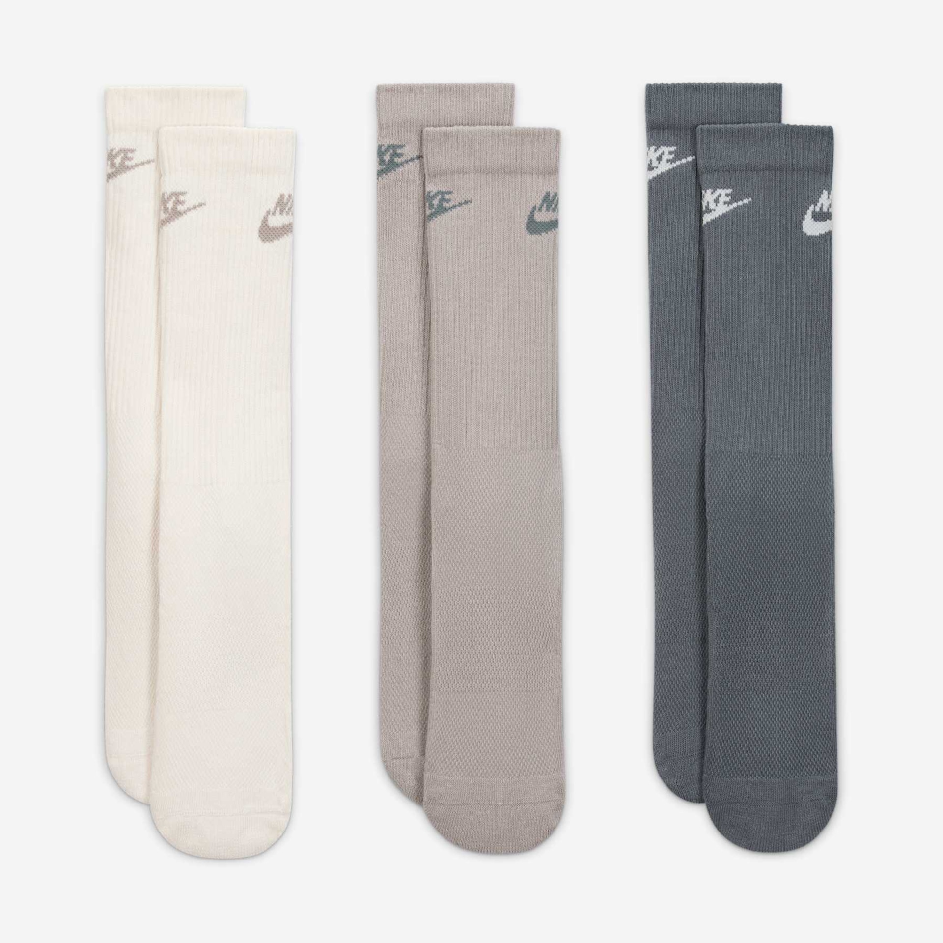 Meia Nike Everyday Elevate (3 Pares) Unissex - Foto 2