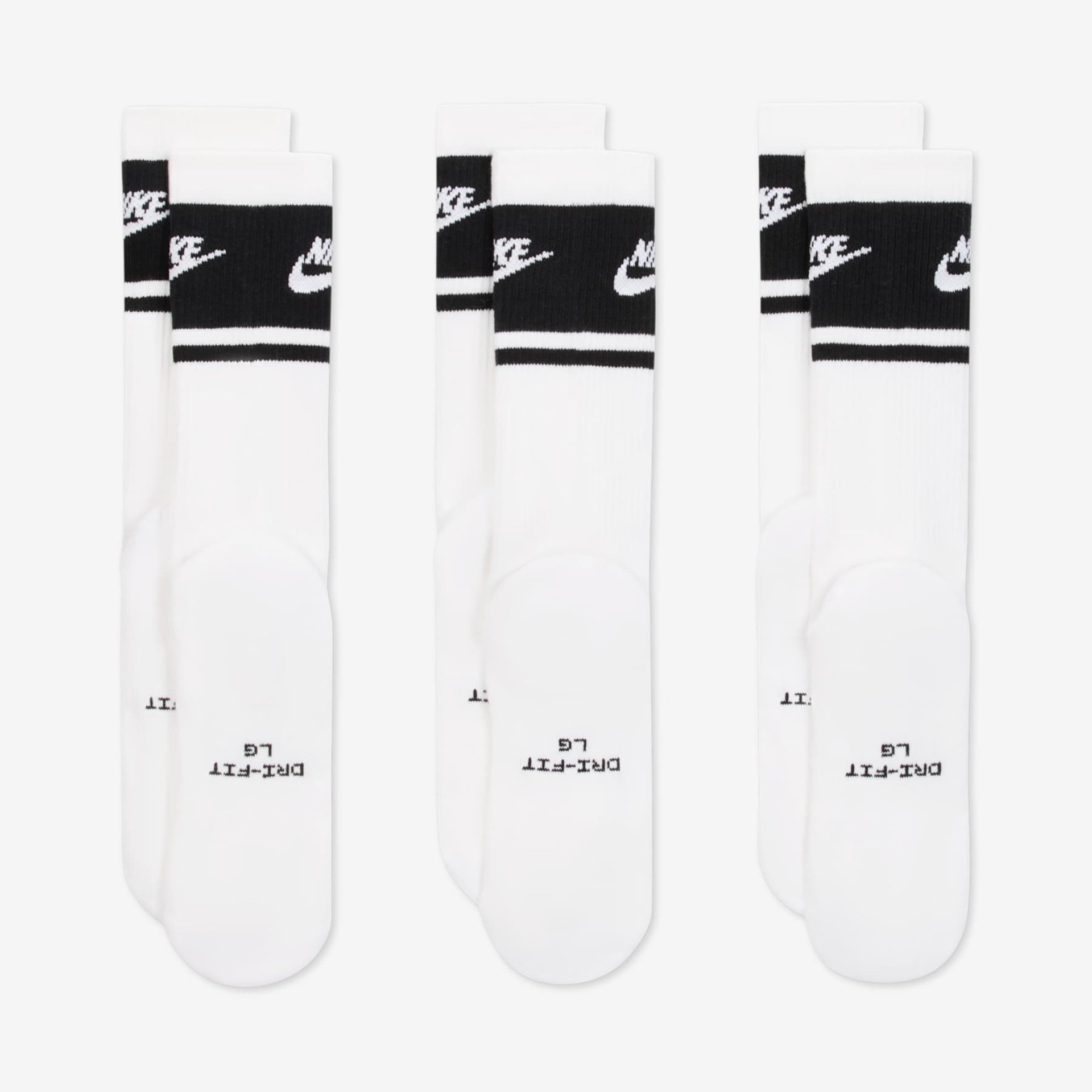 Meia Nike Everyday Elevated (3 Pares) Unissex - Foto 3